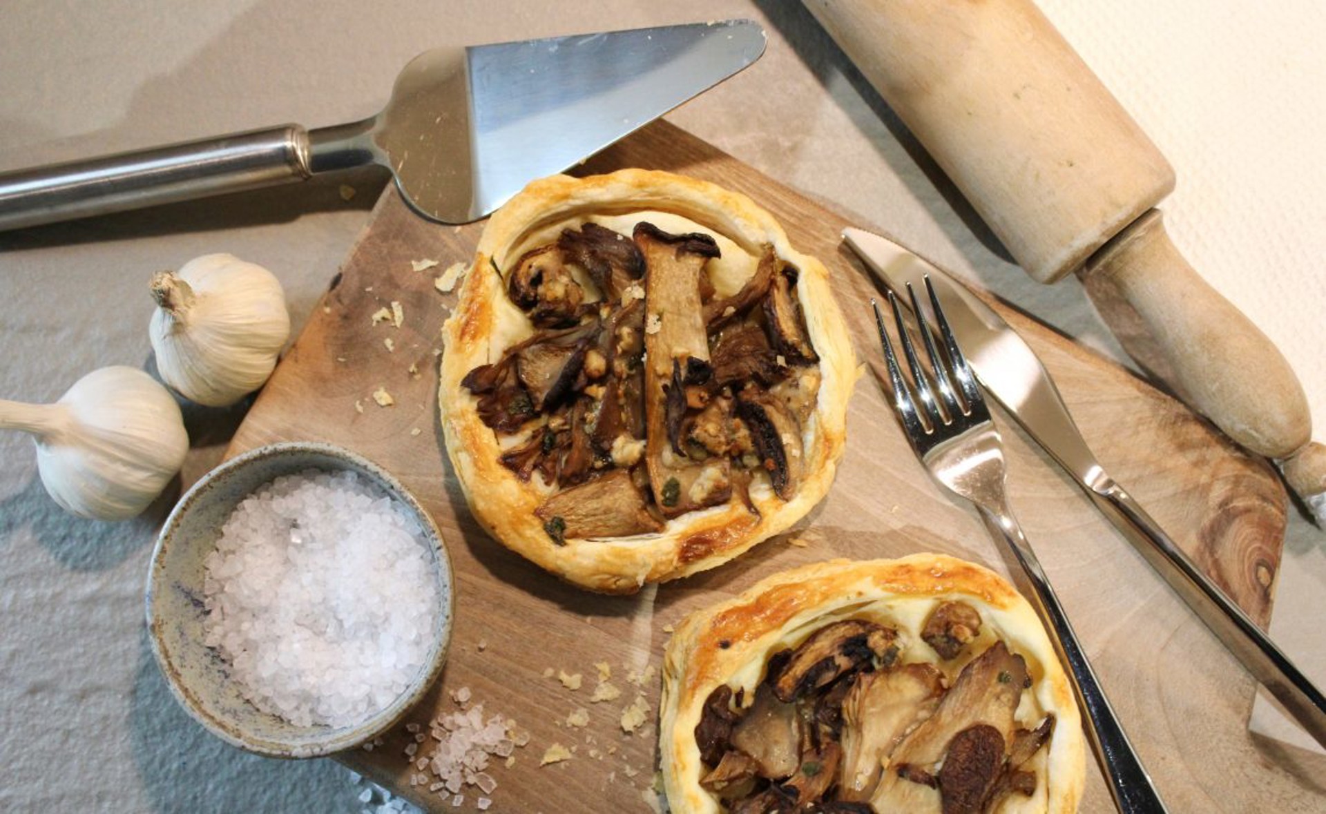 Warming Wild Mushroom Tartlet