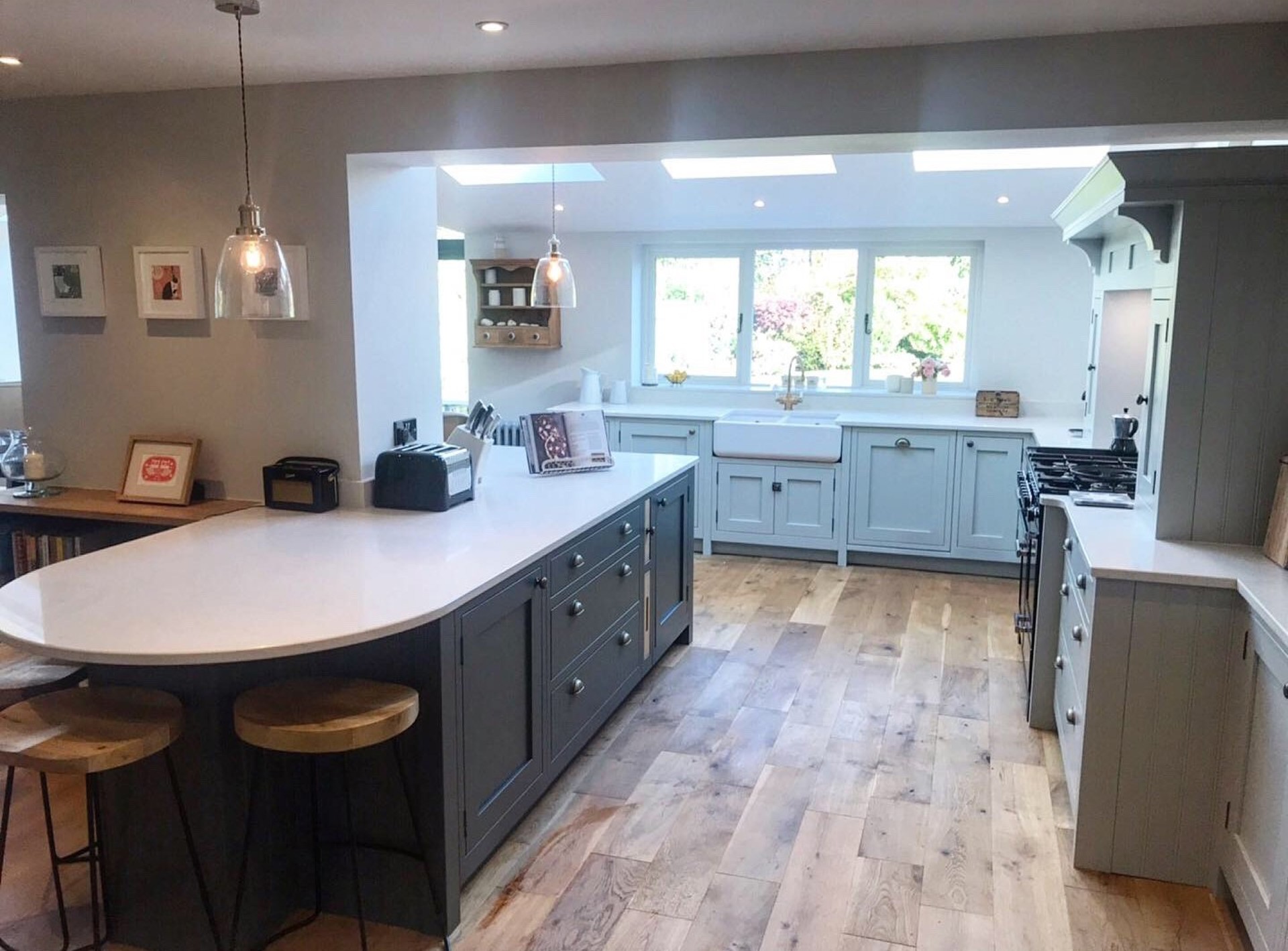 In-frame Shaker | Partridge Grey & Slate Kitchen