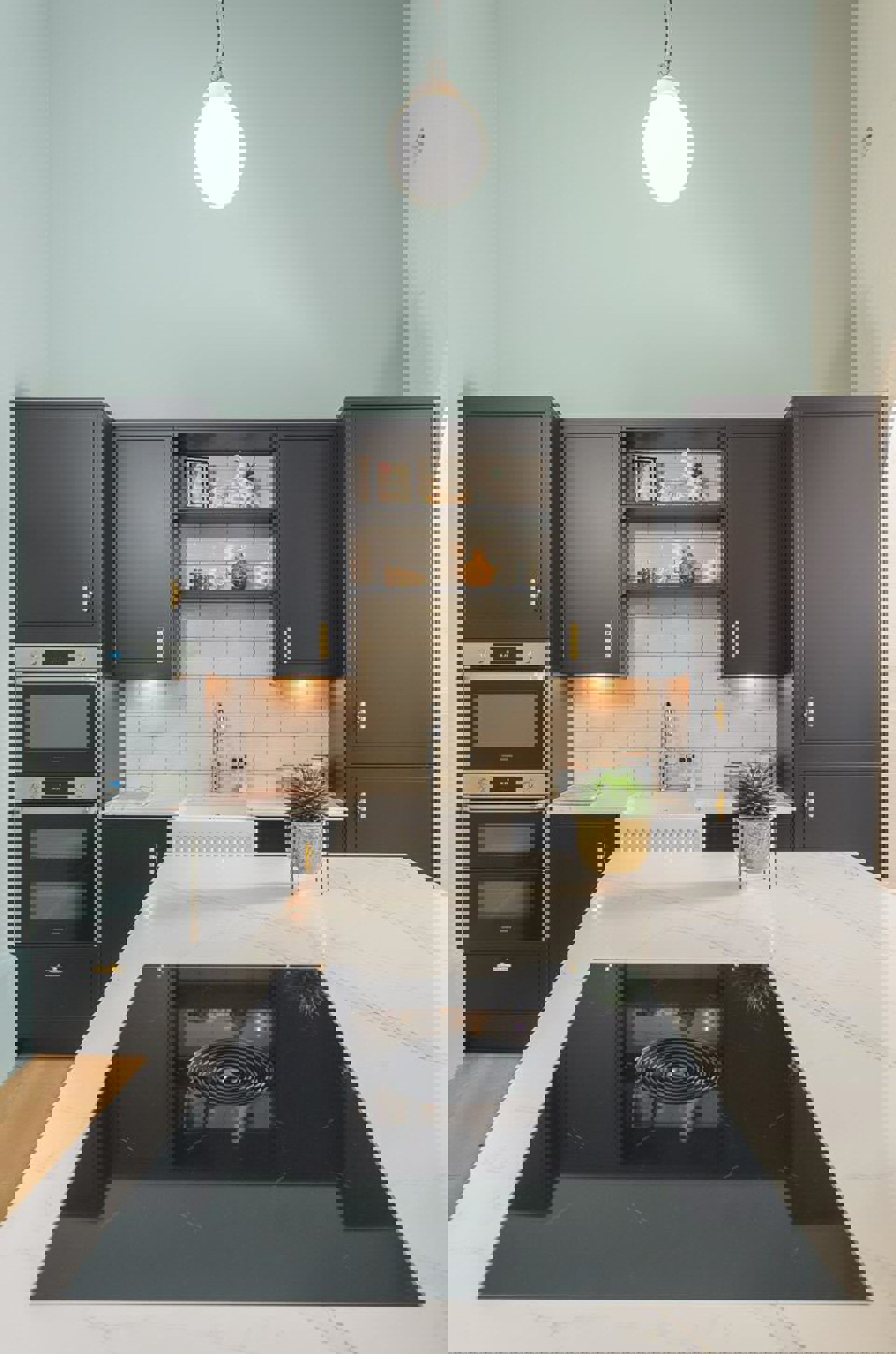 In-frame Slab and Georgian | Carbon & Chalk Blue