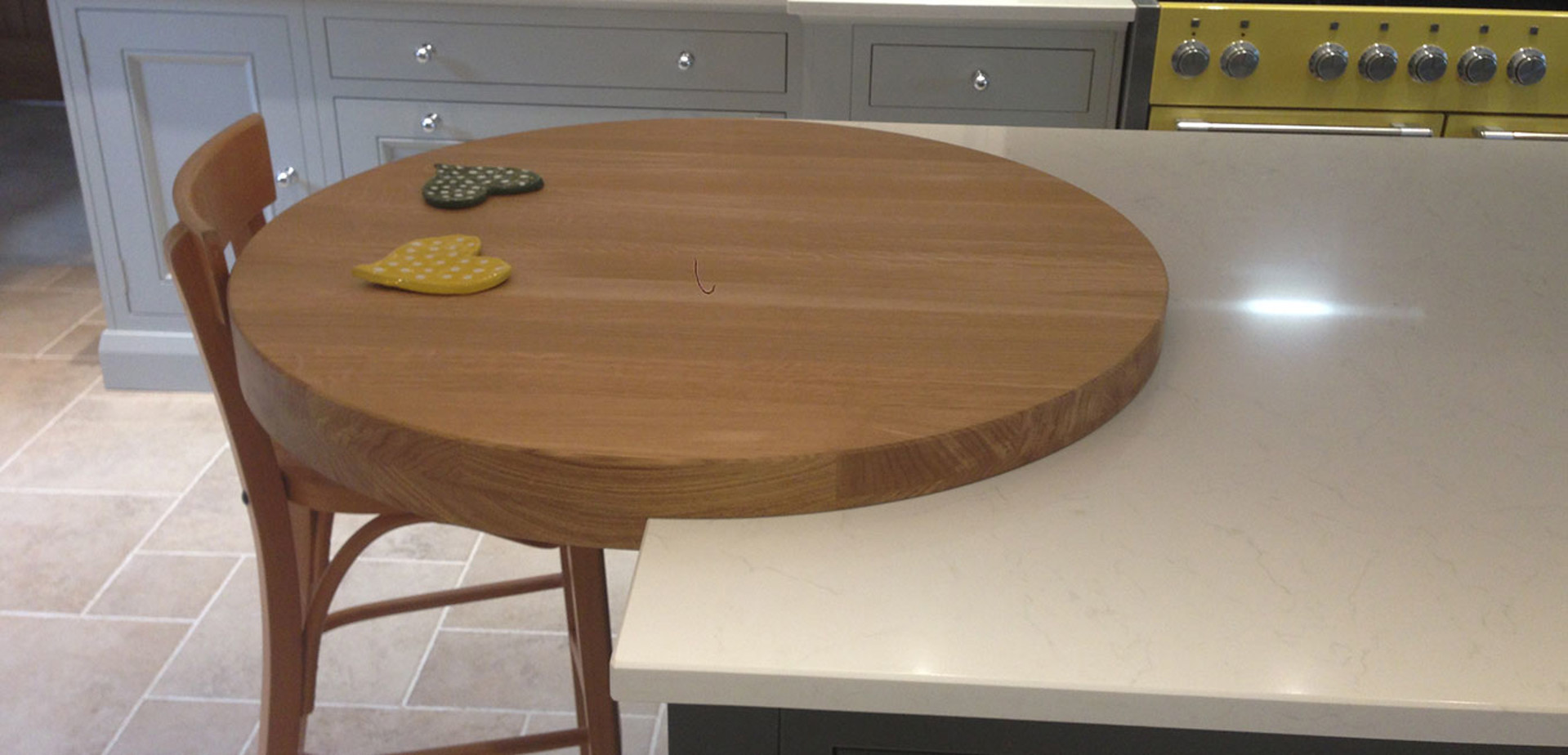 Half Pencil & Scalloped | Chalk & Partridge Grey Kitchen