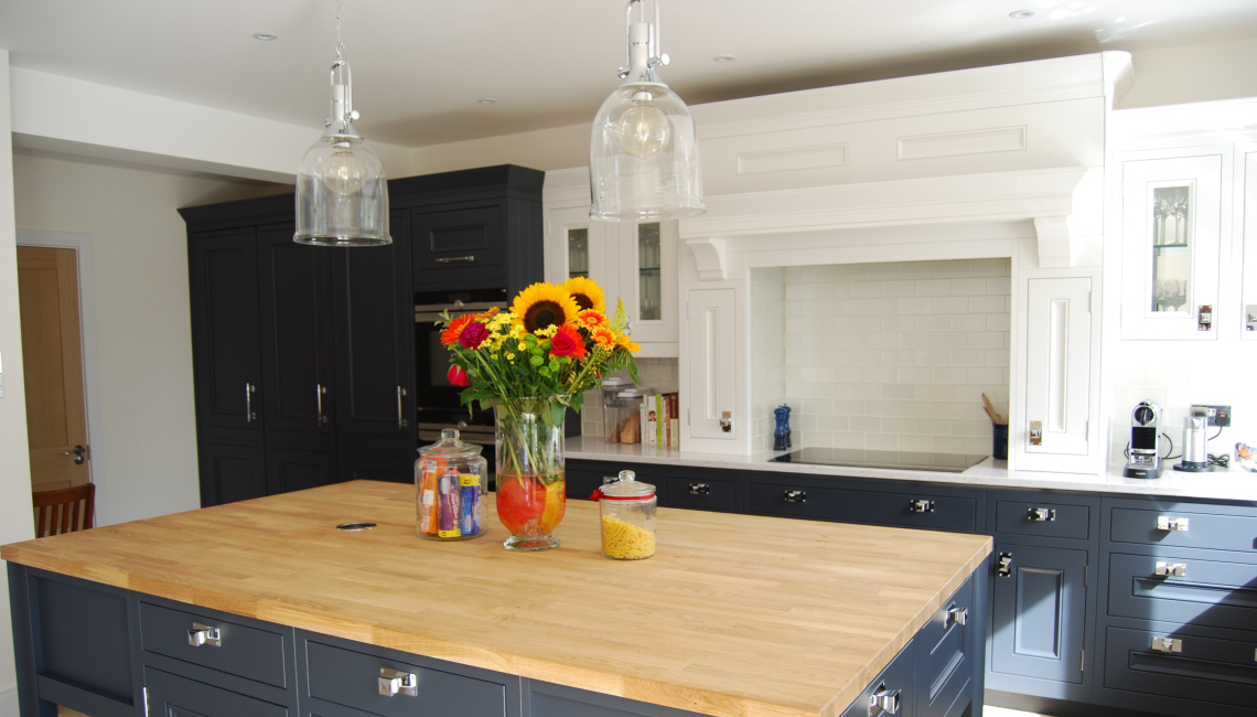 Half Pencil & Scalloped Charcoal & Chalk Kitchen