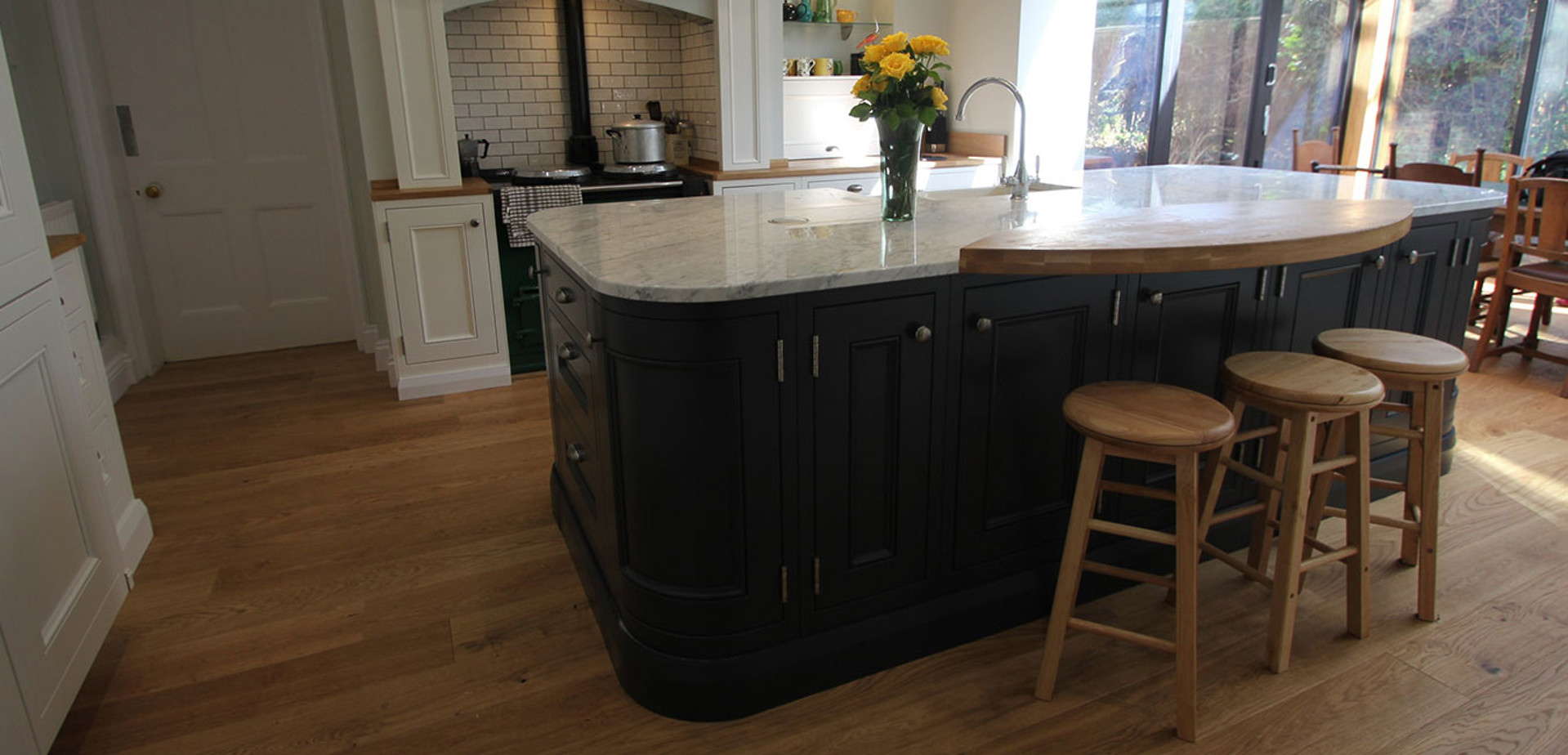 Half Pencil & Scalloped in Partridge Grey & Charcoal