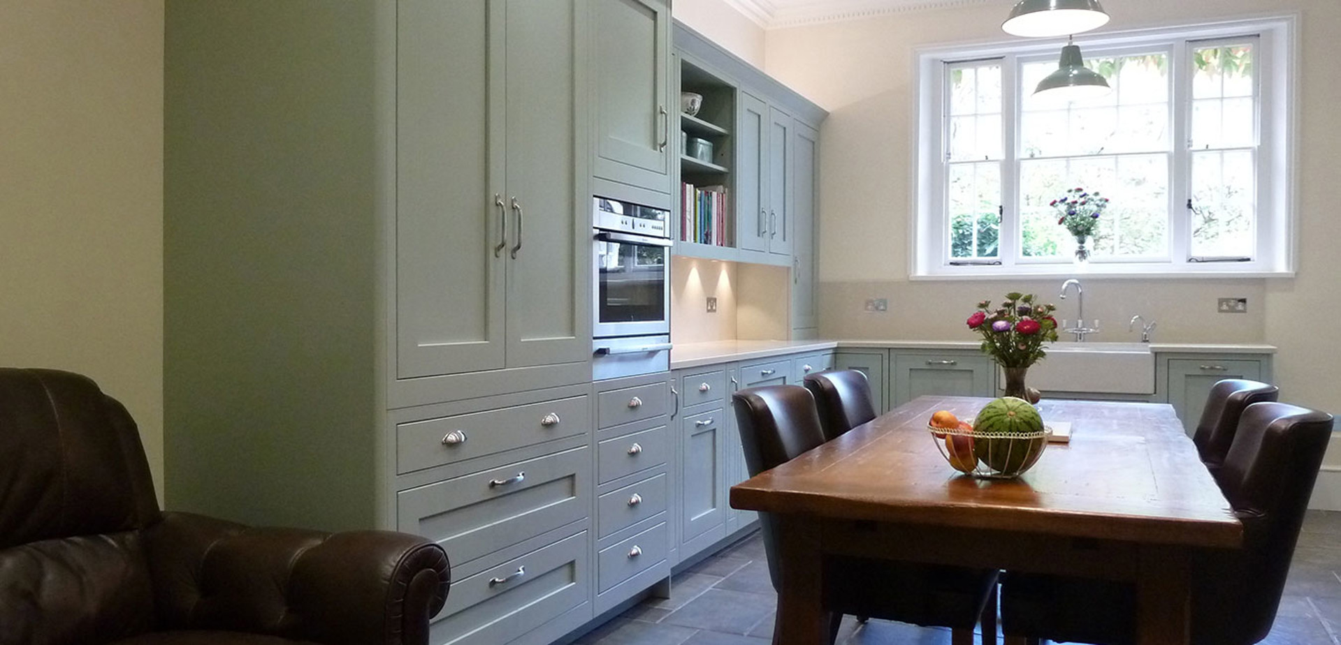 In-frame Shaker | China Blue Kitchen | Blue Shaker Kitchen