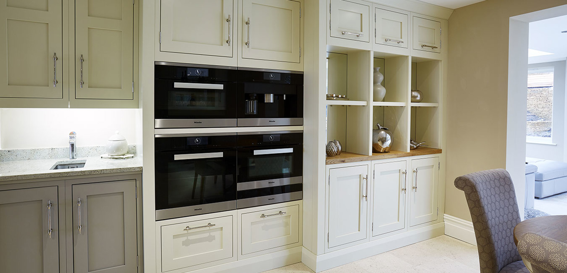 In-frame Shaker | Partridge Grey | Alabaster Modern Kitchen