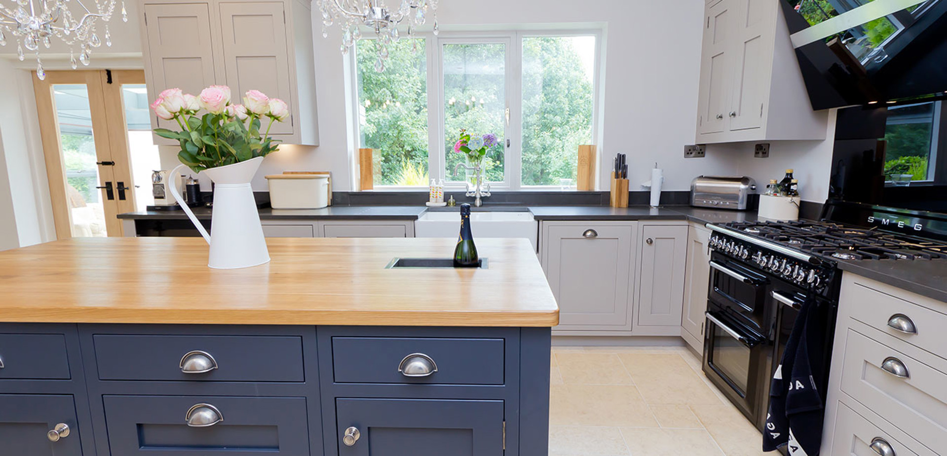 In-frame Shaker | Partridge Grey Kitchen | Charcoal Kitchen