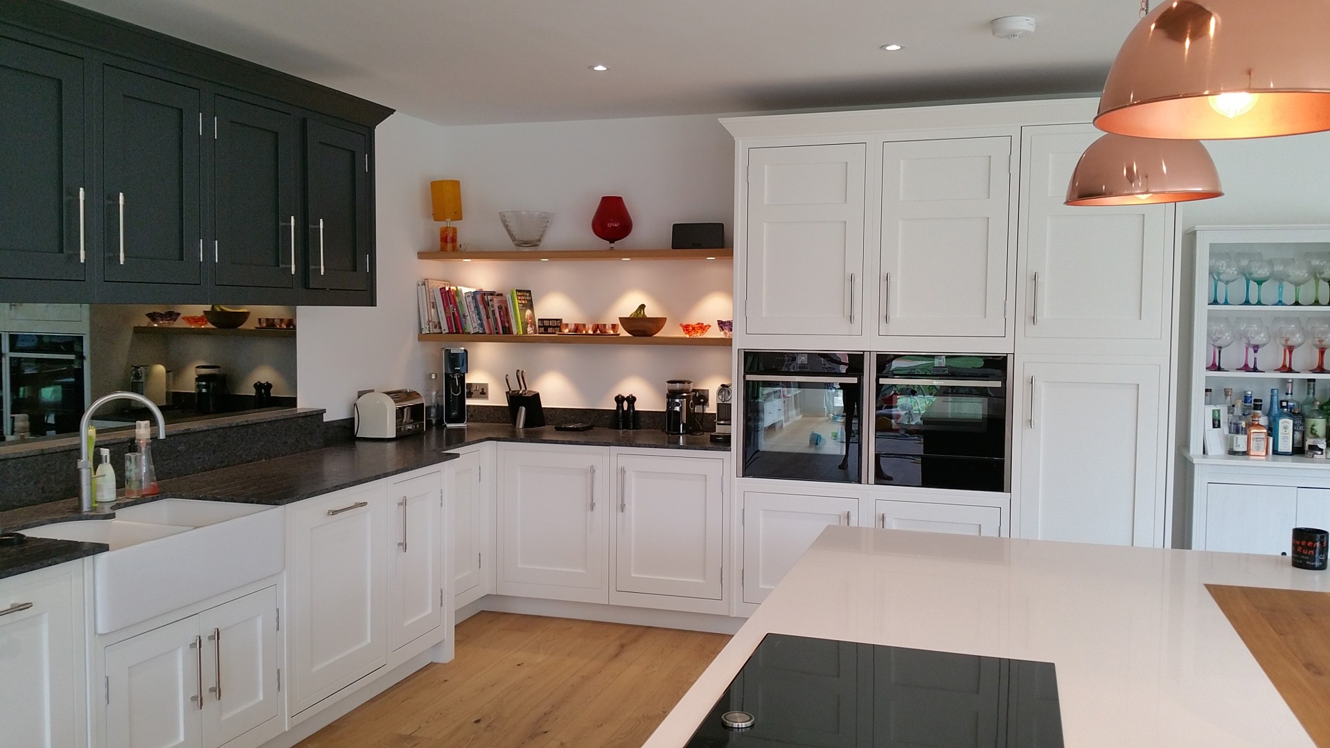 In-frame Shaker | Partridge & Graphite Grey Kitchen
