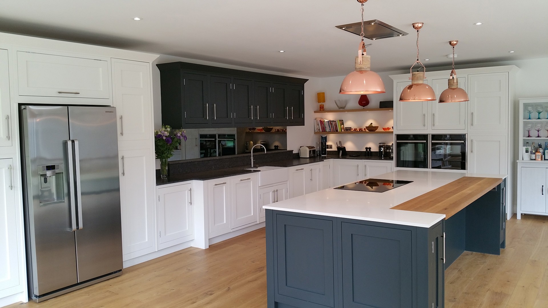 In-frame Shaker | Partridge & Graphite Grey Kitchen