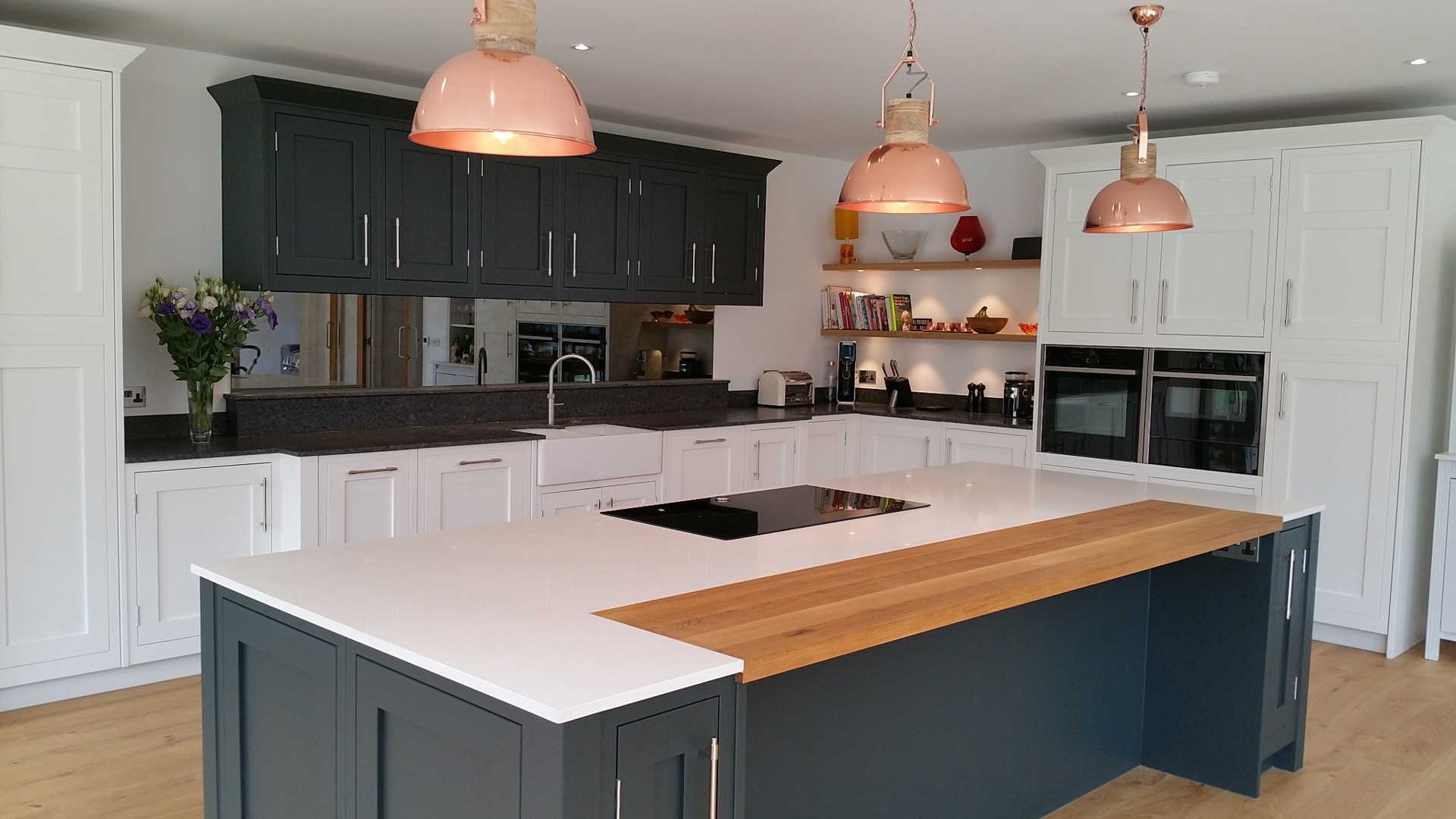 In-frame Shaker | Partridge & Graphite Grey Kitchen