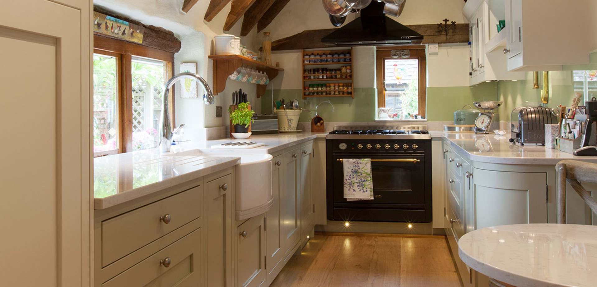 In-frame Shaker | Sage Kitchen | Porcelain Kitchen