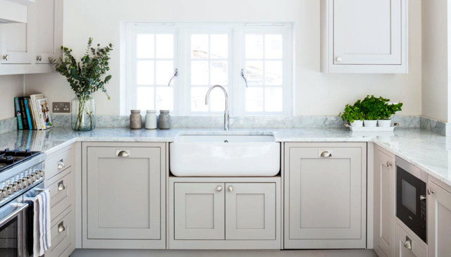 The owners of this beautiful kitchen had embarked on a complete refurbishment project and the interior design approach throughout was one of timeless elegance