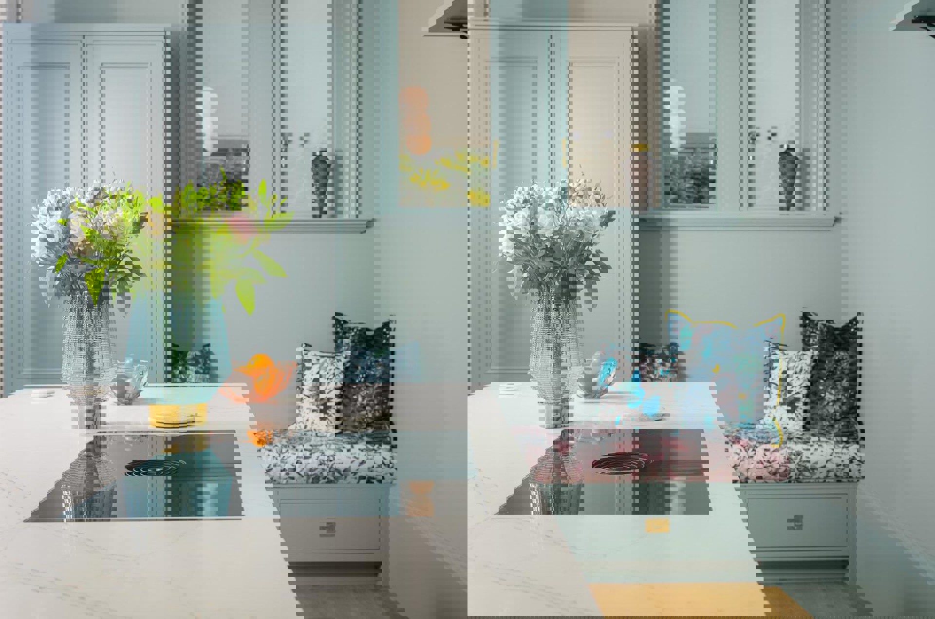 In-frame Slab and Georgian | Carbon & Chalk Blue