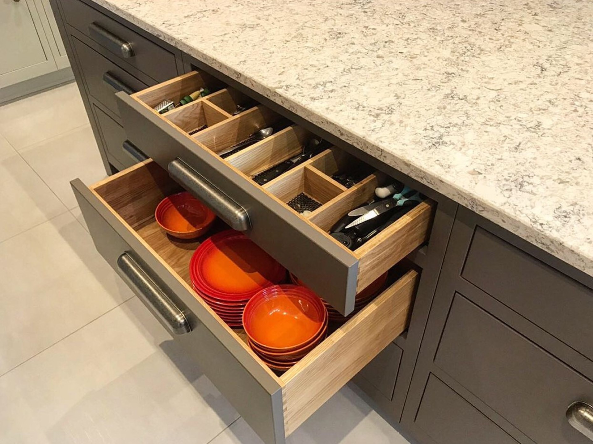 In-frame Slab | Cashmere Kitchen | Truffle Kitchen Design