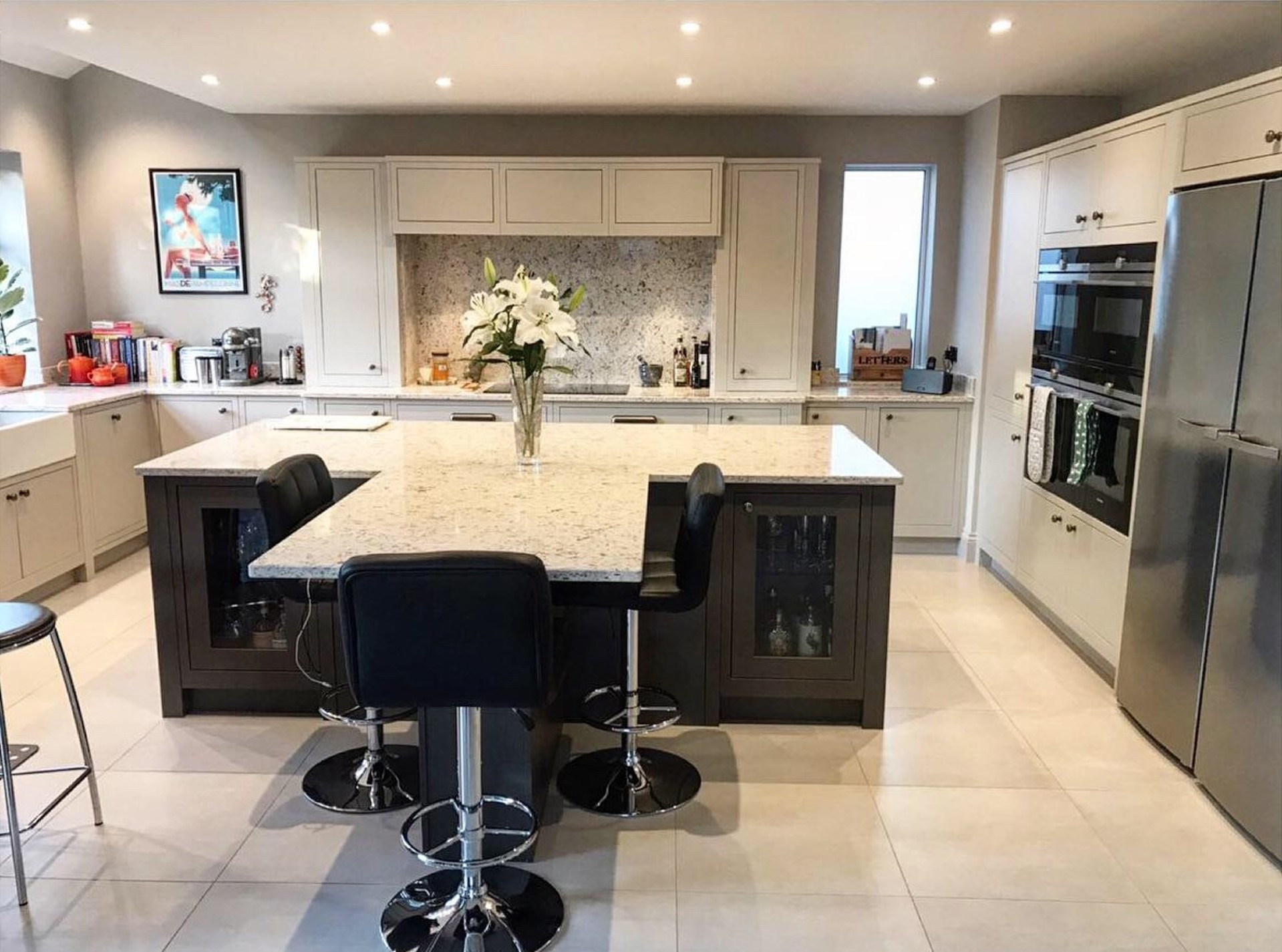 In-frame Slab | Cashmere Kitchen | Truffle Kitchen Design