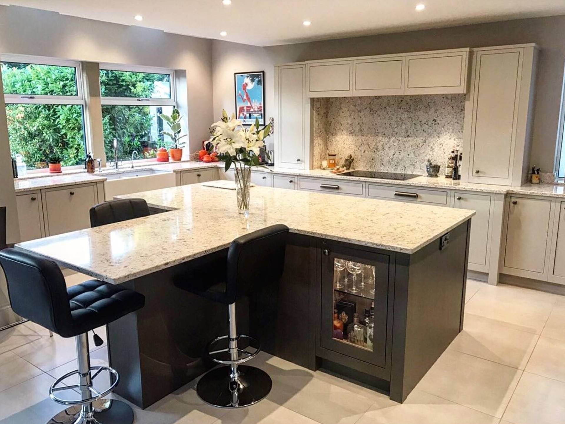 In-frame Slab | Cashmere Kitchen | Truffle Kitchen Design