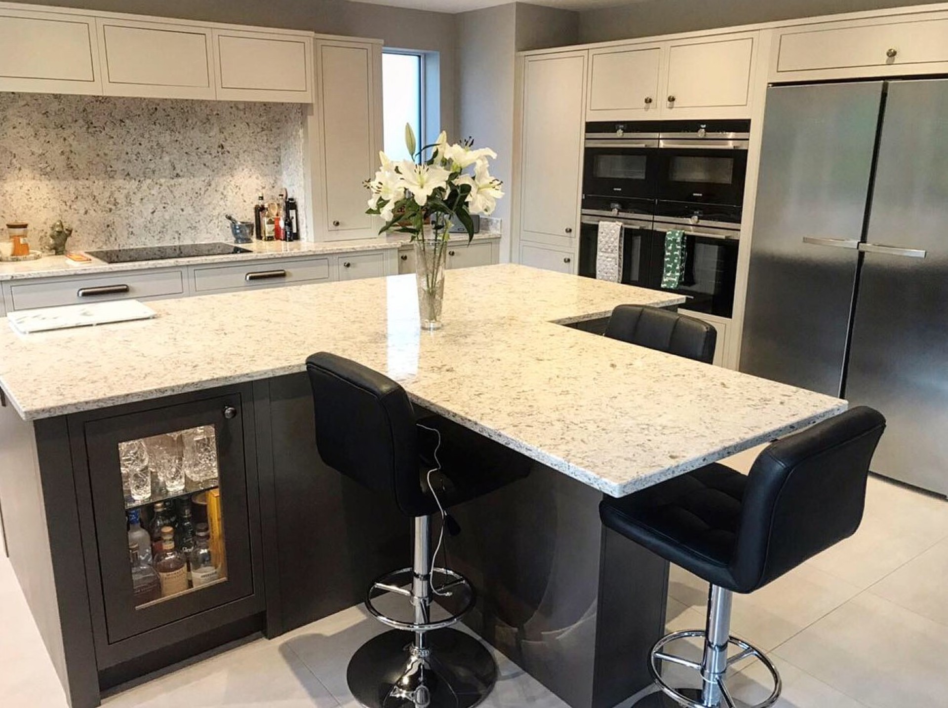 In-frame Slab | Cashmere Kitchen | Truffle Kitchen Design