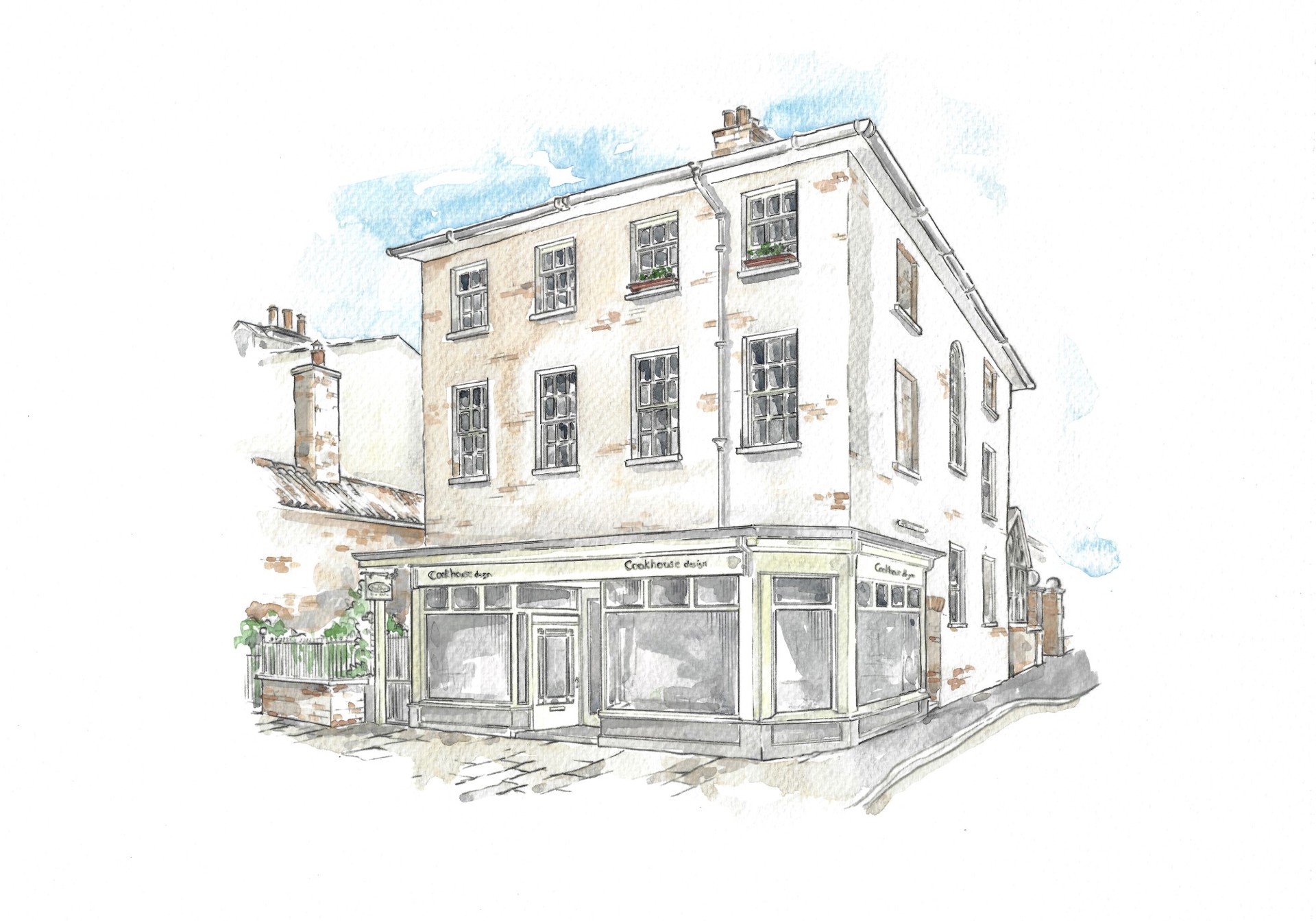 Cookhouse Design  water colour image