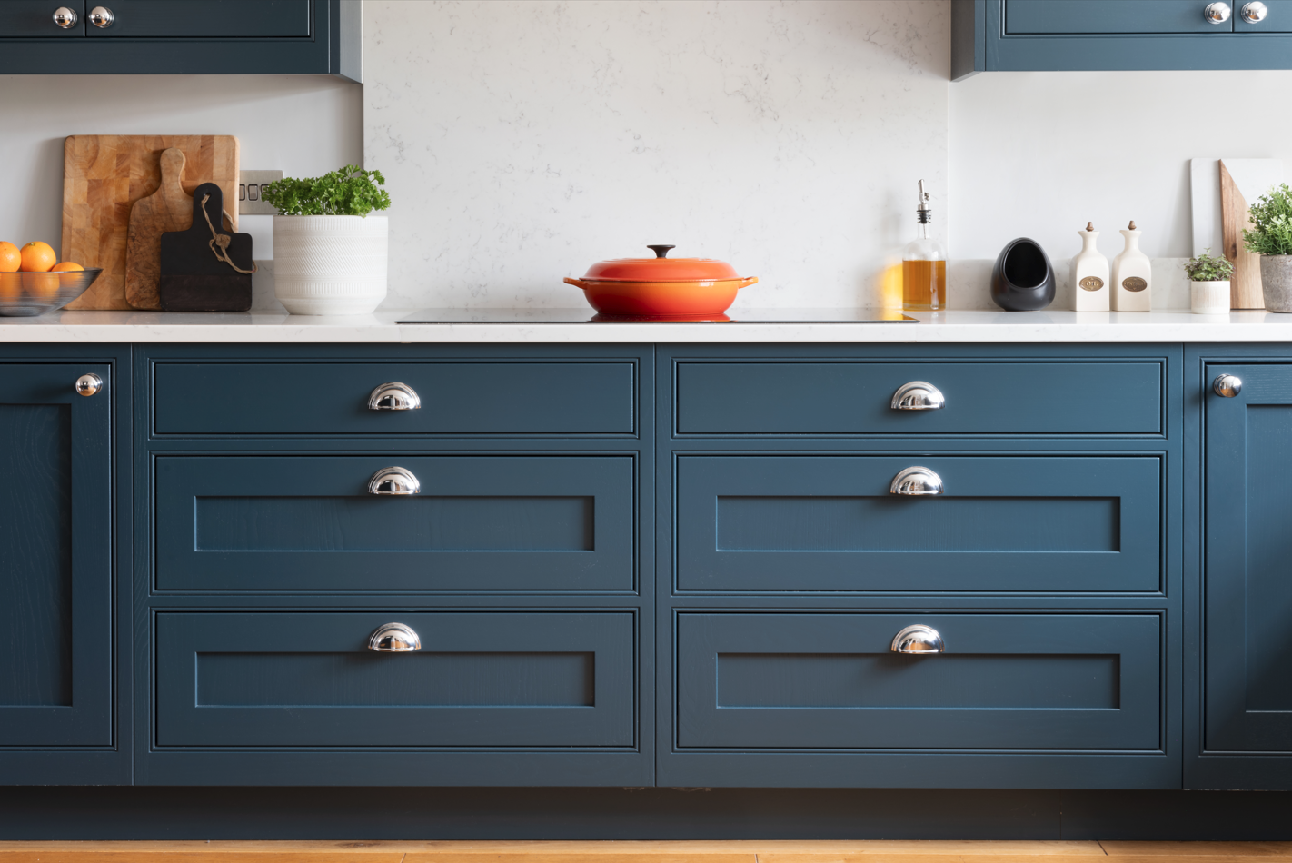 Clarendon In-Frame Kitchen in Hartforth Blue | Project 