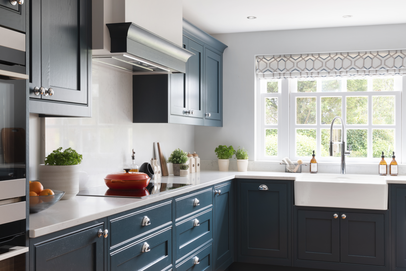 Clarendon In-Frame Kitchen in Hartforth Blue | Project 