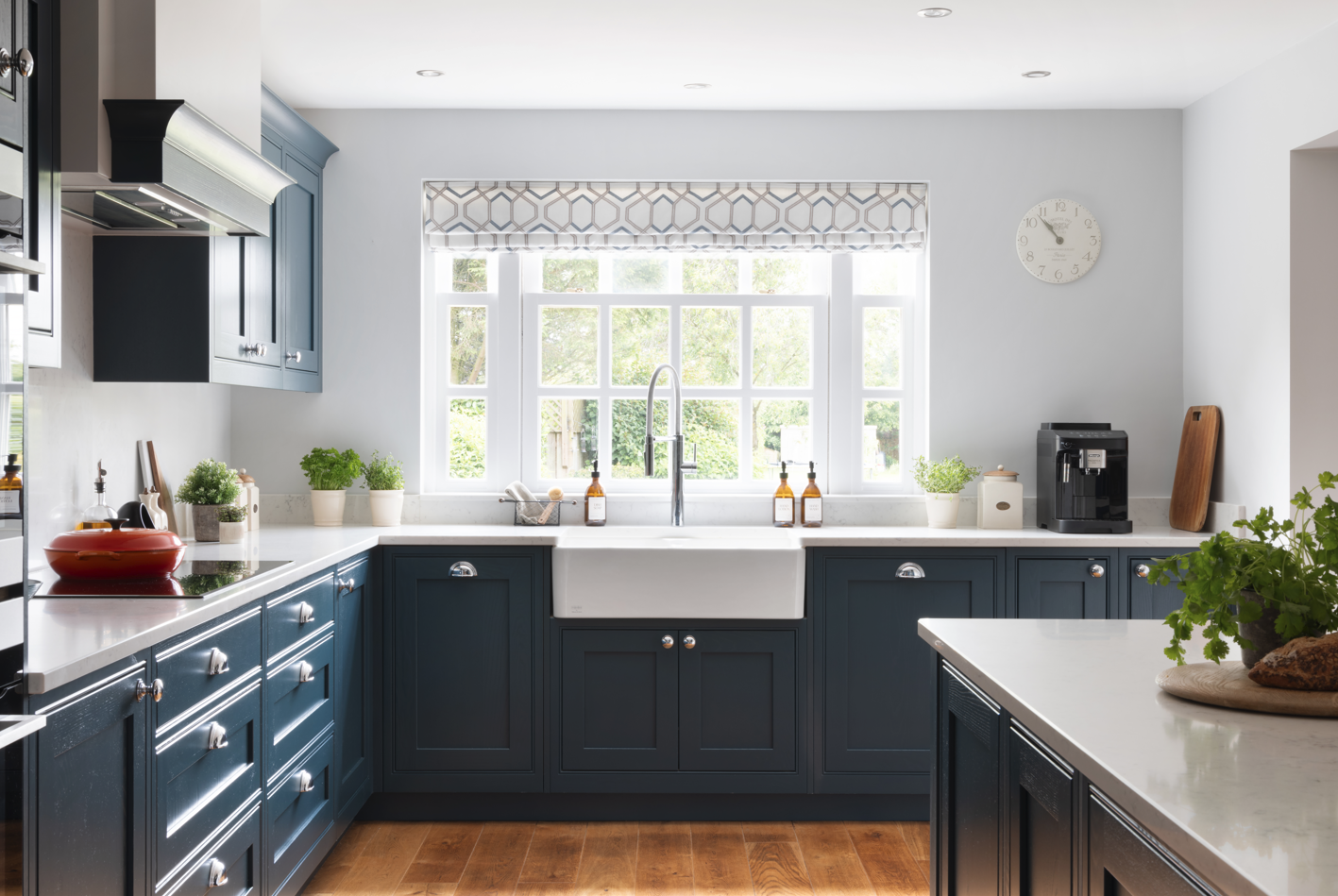 Clarendon In-Frame Kitchen in Hartforth Blue | Project 