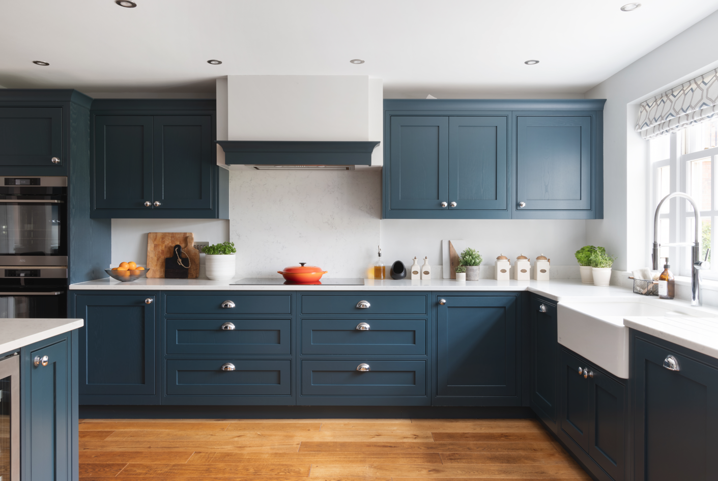 Clarendon In-Frame Kitchen in Hartforth Blue | Project 