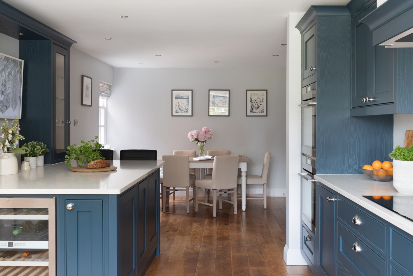 Clarendon In-Frame Kitchen in Hartforth Blue | Project 