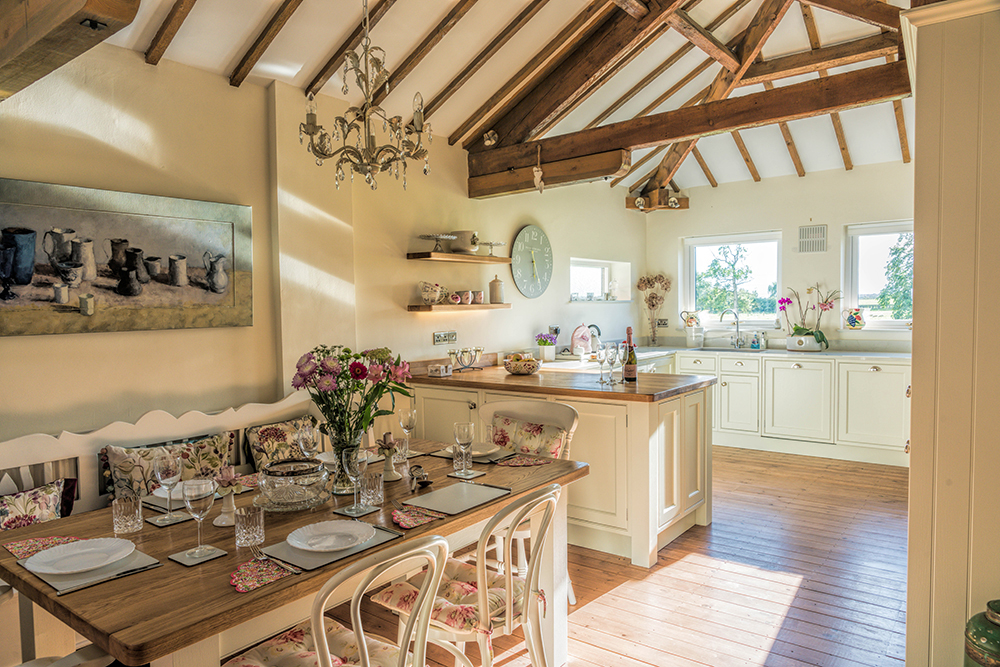 Converted Farmhouse Barn Kitchen | Timber In-Frame Design