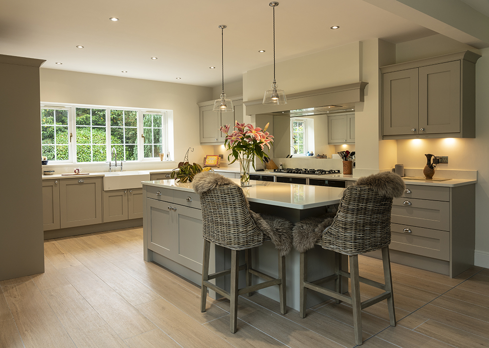 Timber Shaker Kitchen in Stone | Project 