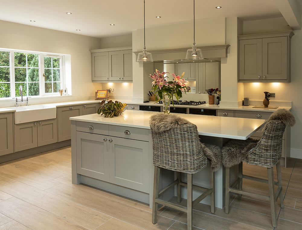 Timber Shaker Kitchen in Stone | Project 