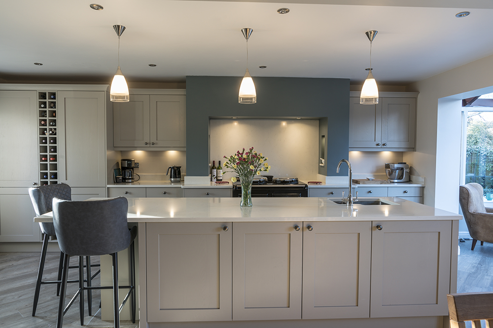 House in Haxby Kitchen | Timber Shaker in Stone | Project