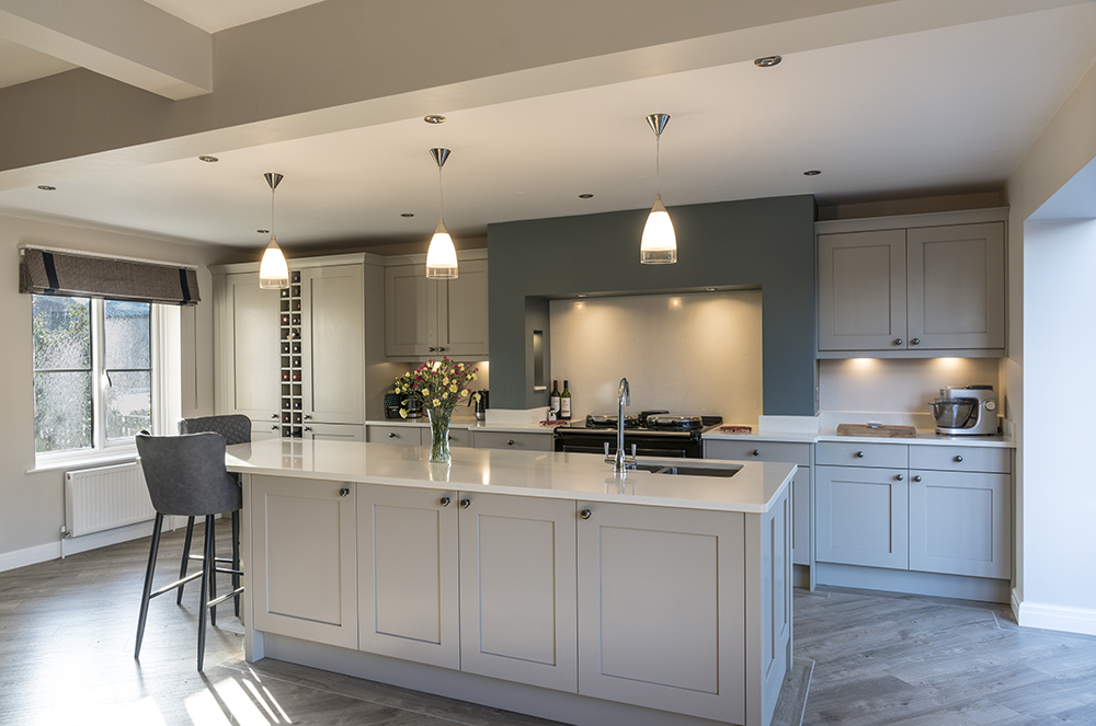 House in Haxby Kitchen | Timber Shaker in Stone | Project