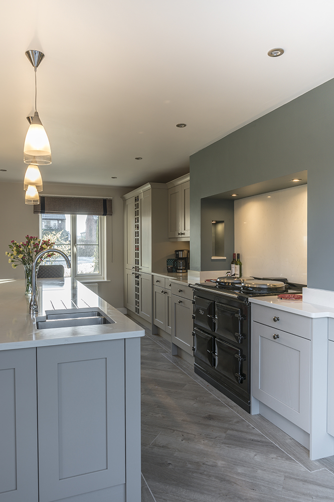 House in Haxby Kitchen | Timber Shaker in Stone | Project