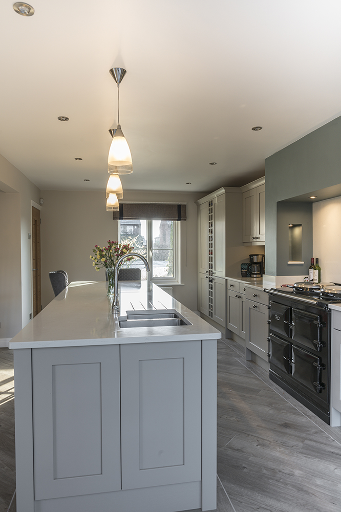 House in Haxby Kitchen | Timber Shaker in Stone | Project