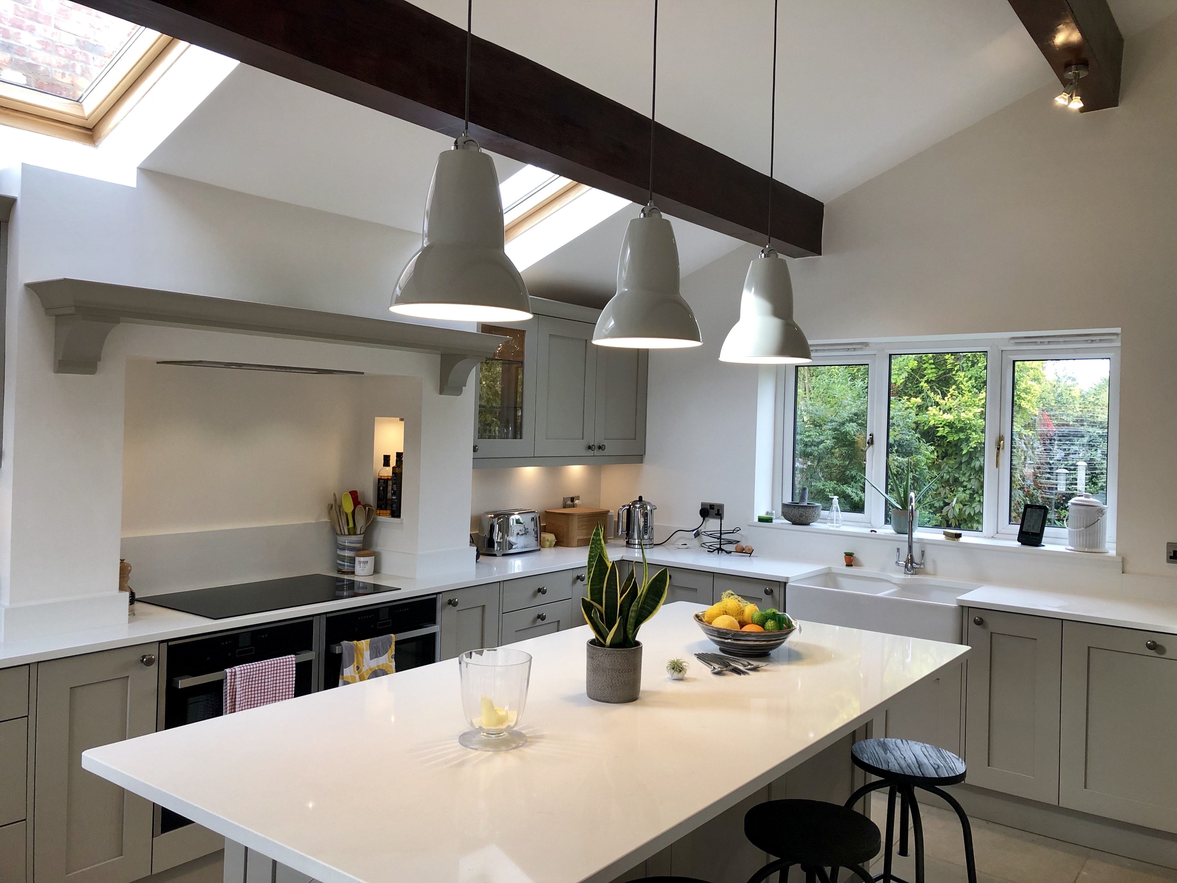 House in Kelfield Kitchen | Timber Painted Door Design 