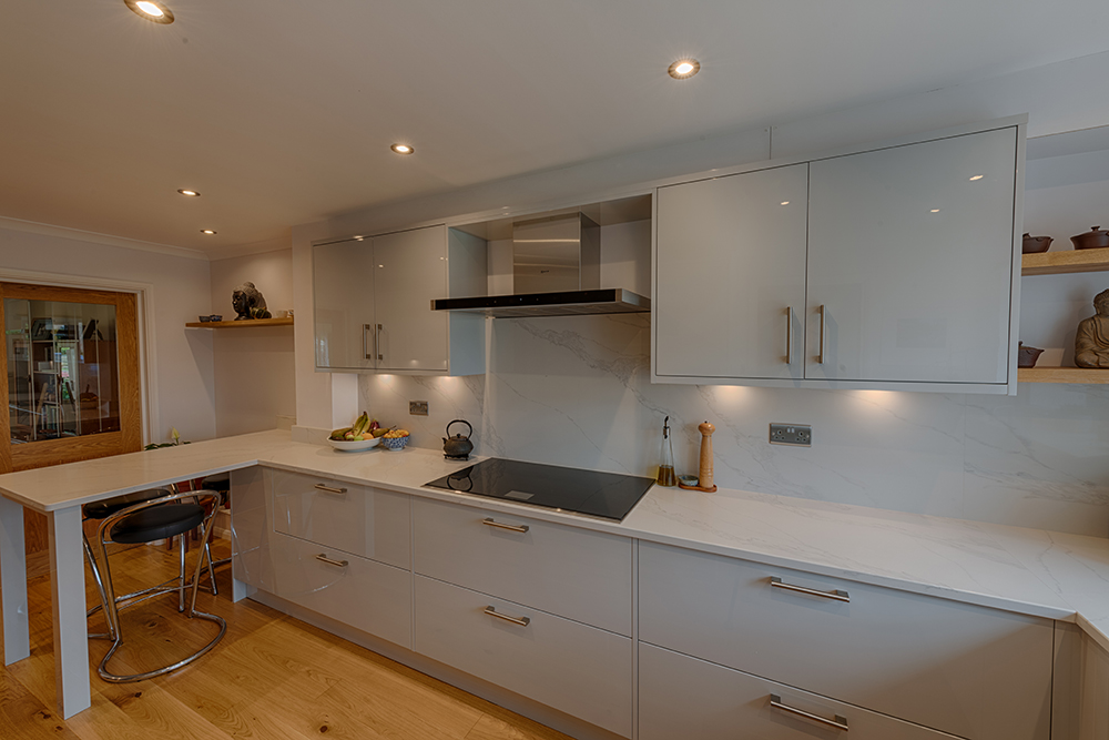 House in Yarm | Gloss Painted Slab Door Design | Project