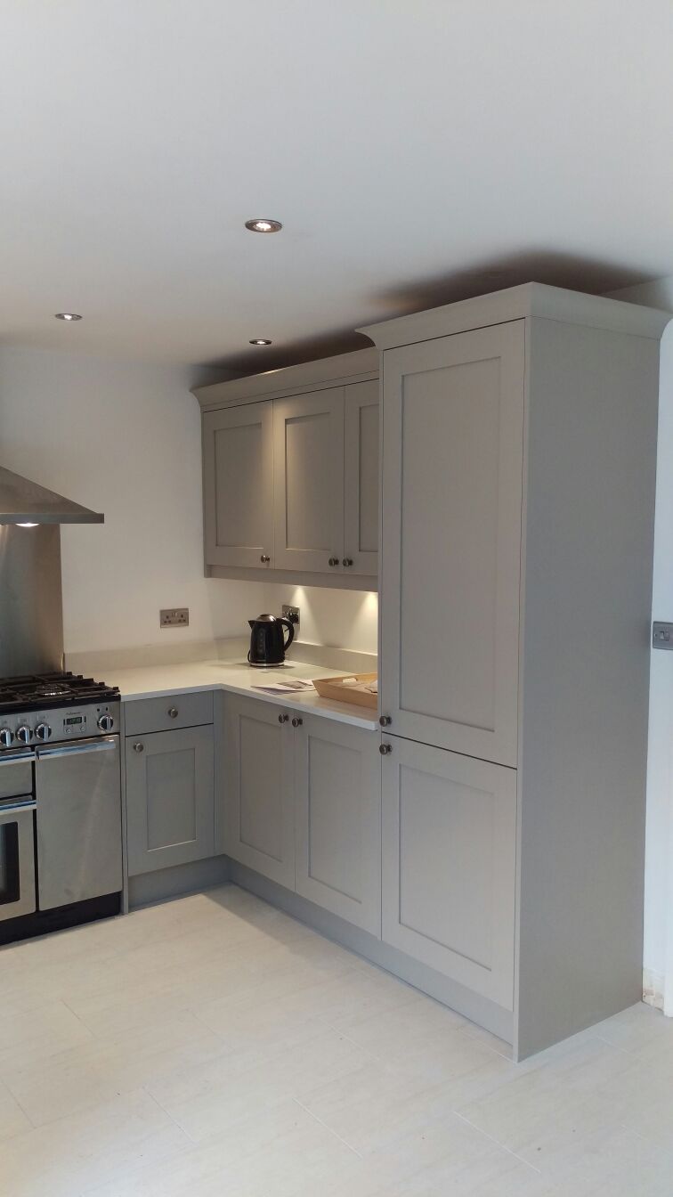 Riverview Apartment Kitchen | Timber Painted Shaker Stone 