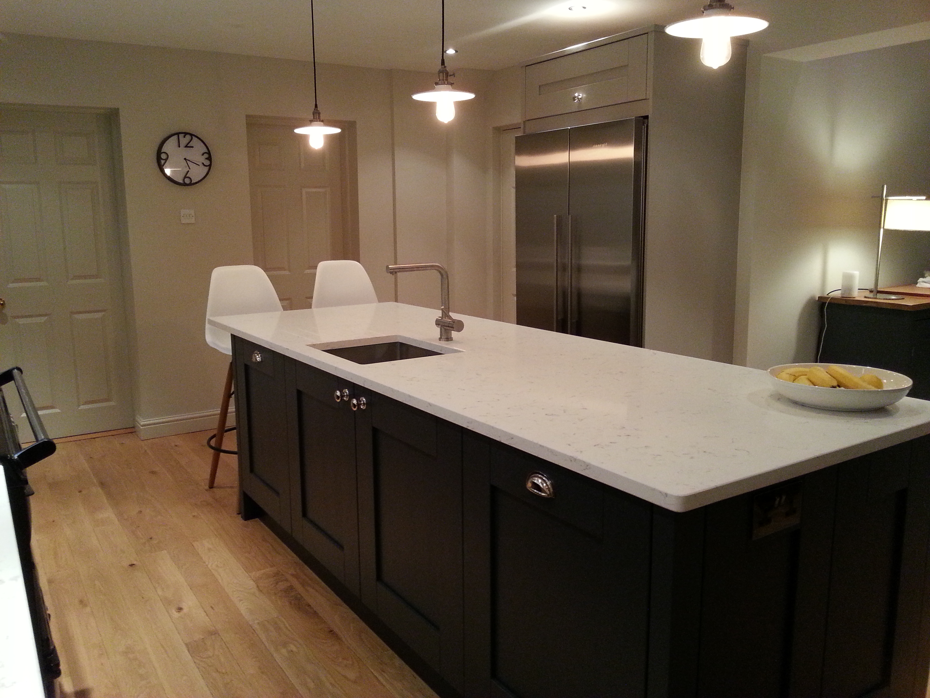 Timber Painted Shaker in Charcoal & Stone for Townhouse