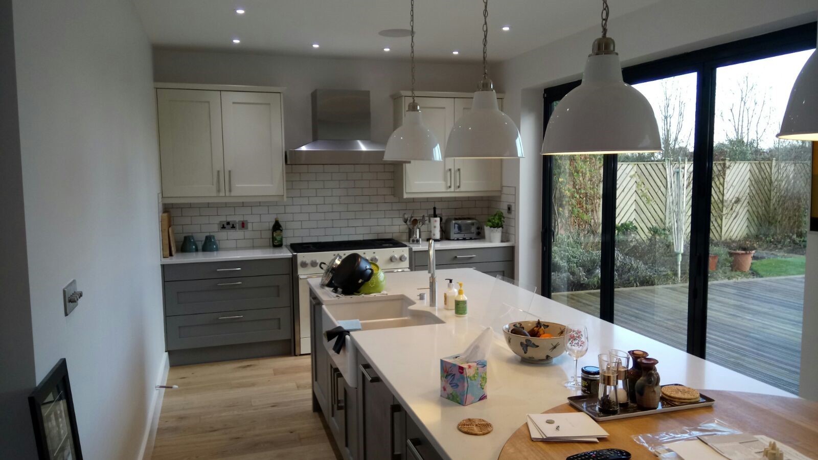 Townhouse Kitchen | Solid Timber Shaker in Mink & Alabaster