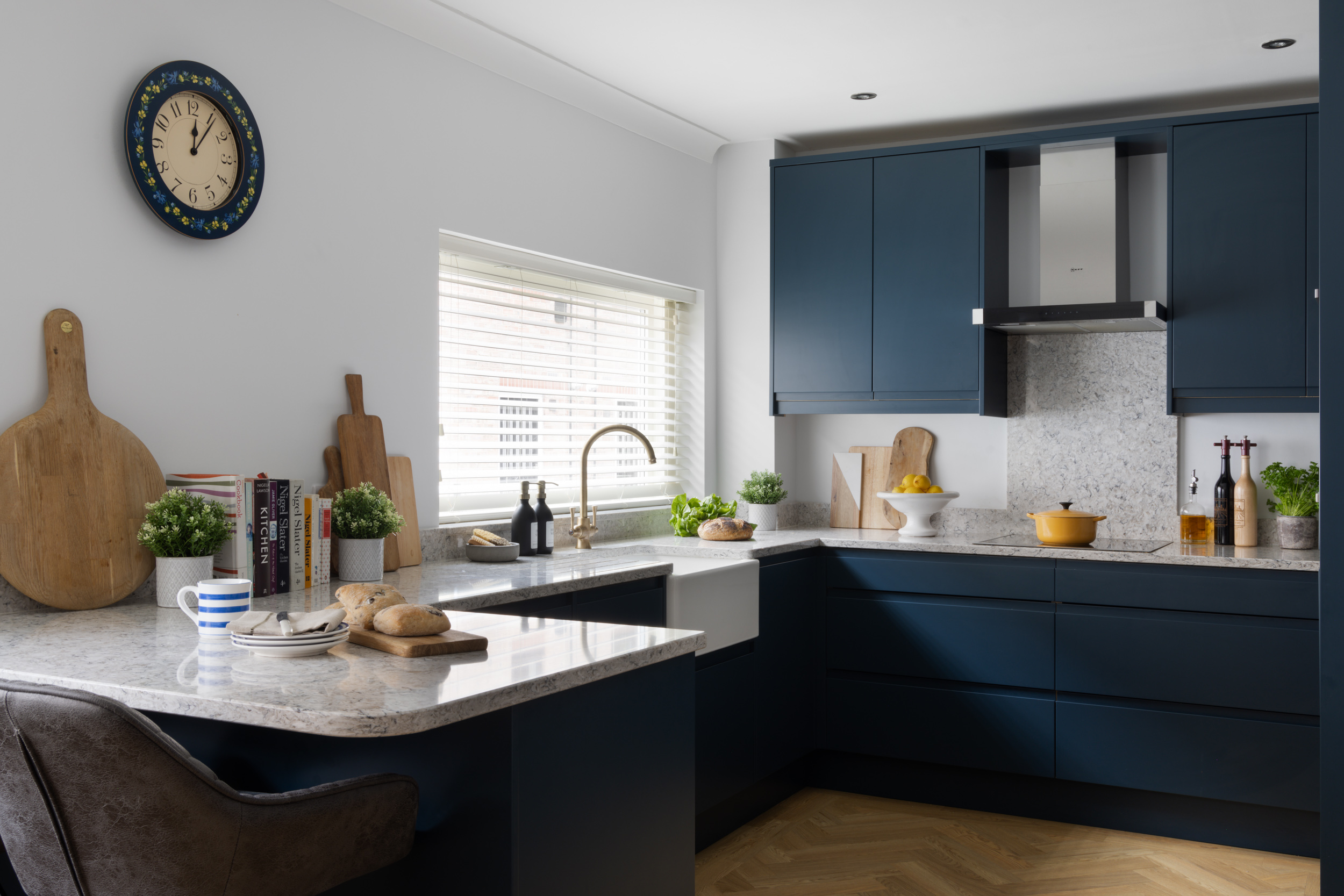 Modern Kitchen Project | Remo Hartforth Blue Design 
