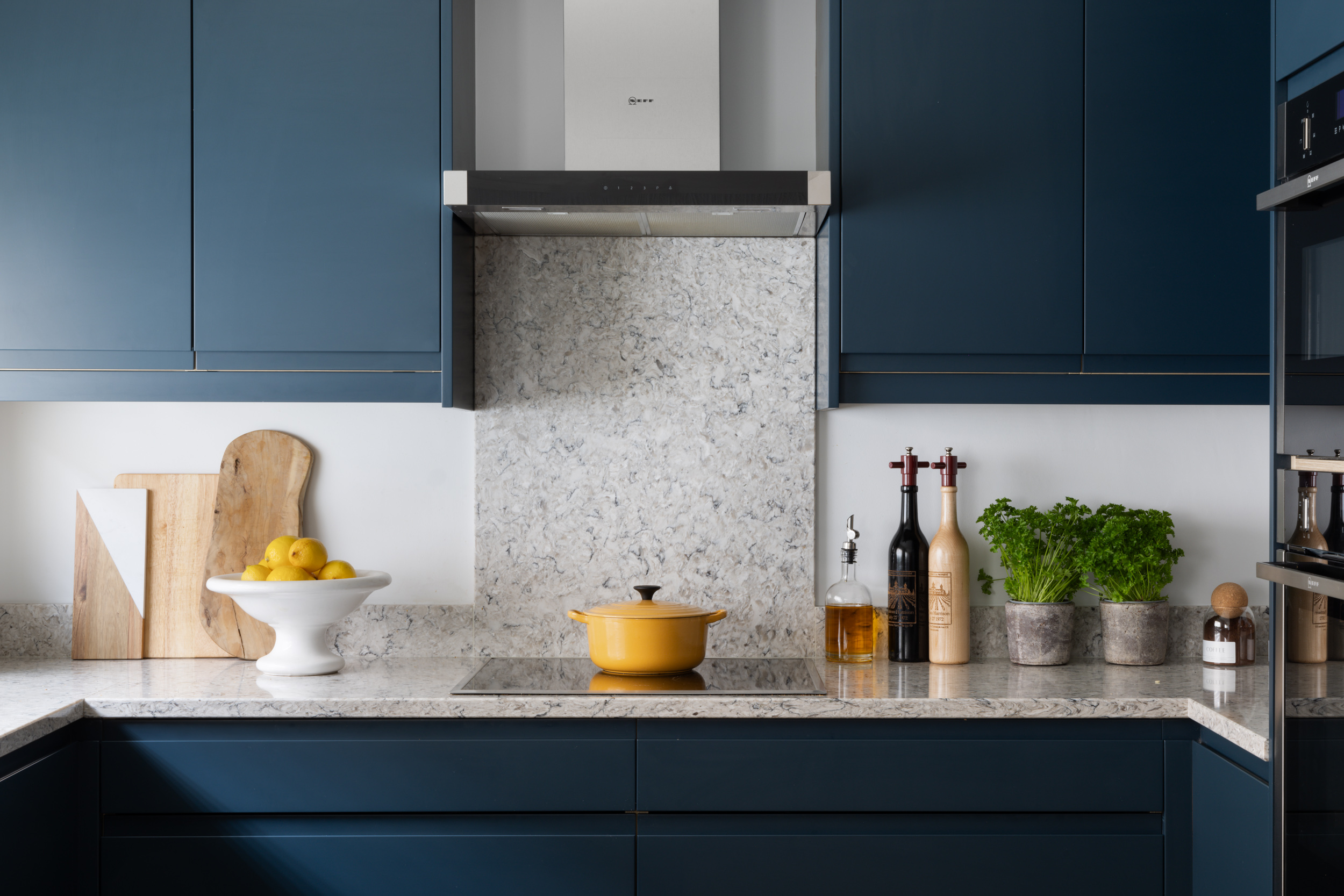 Modern Kitchen Project | Remo Hartforth Blue Design 