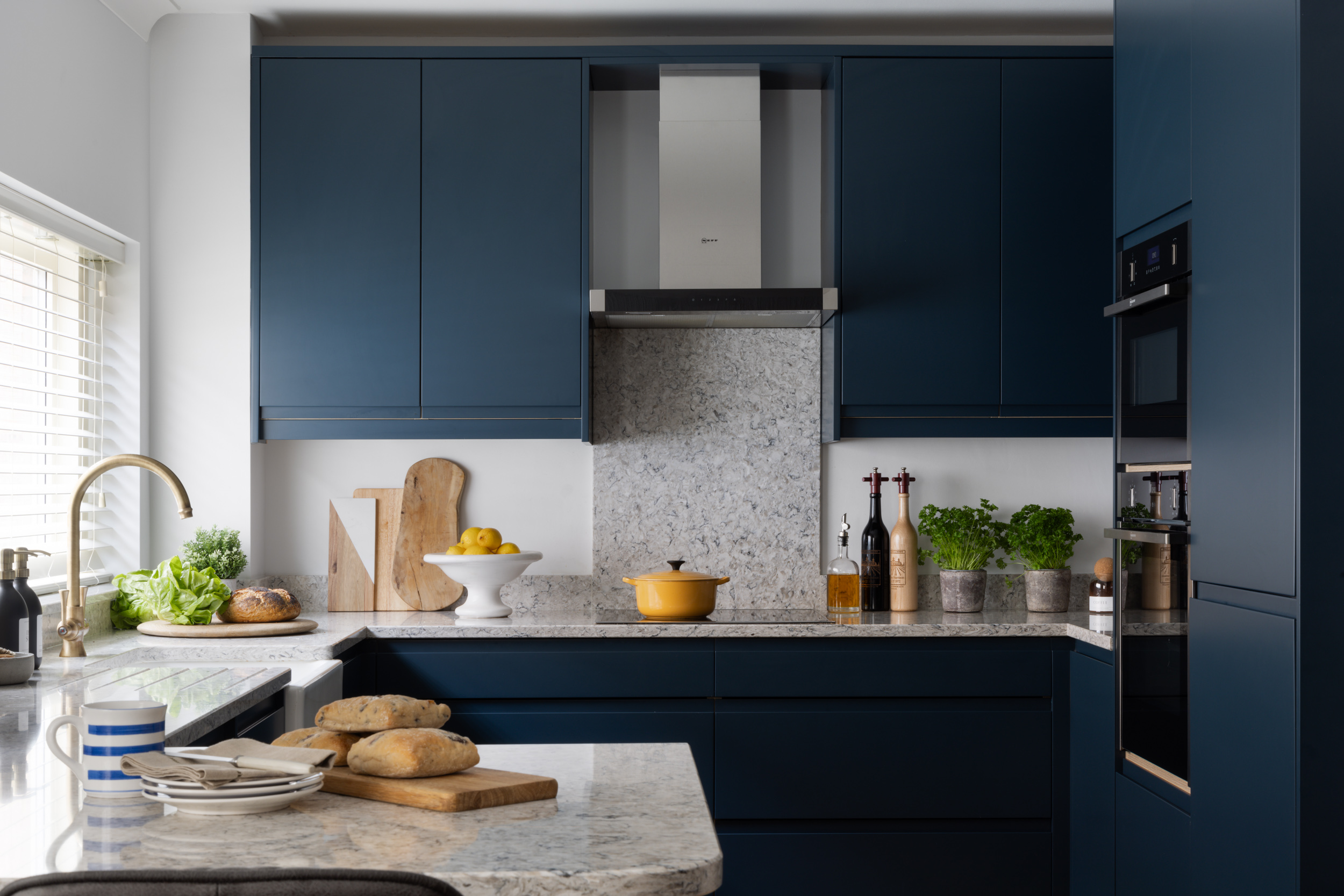 Modern Kitchen Project | Remo Hartforth Blue Design 