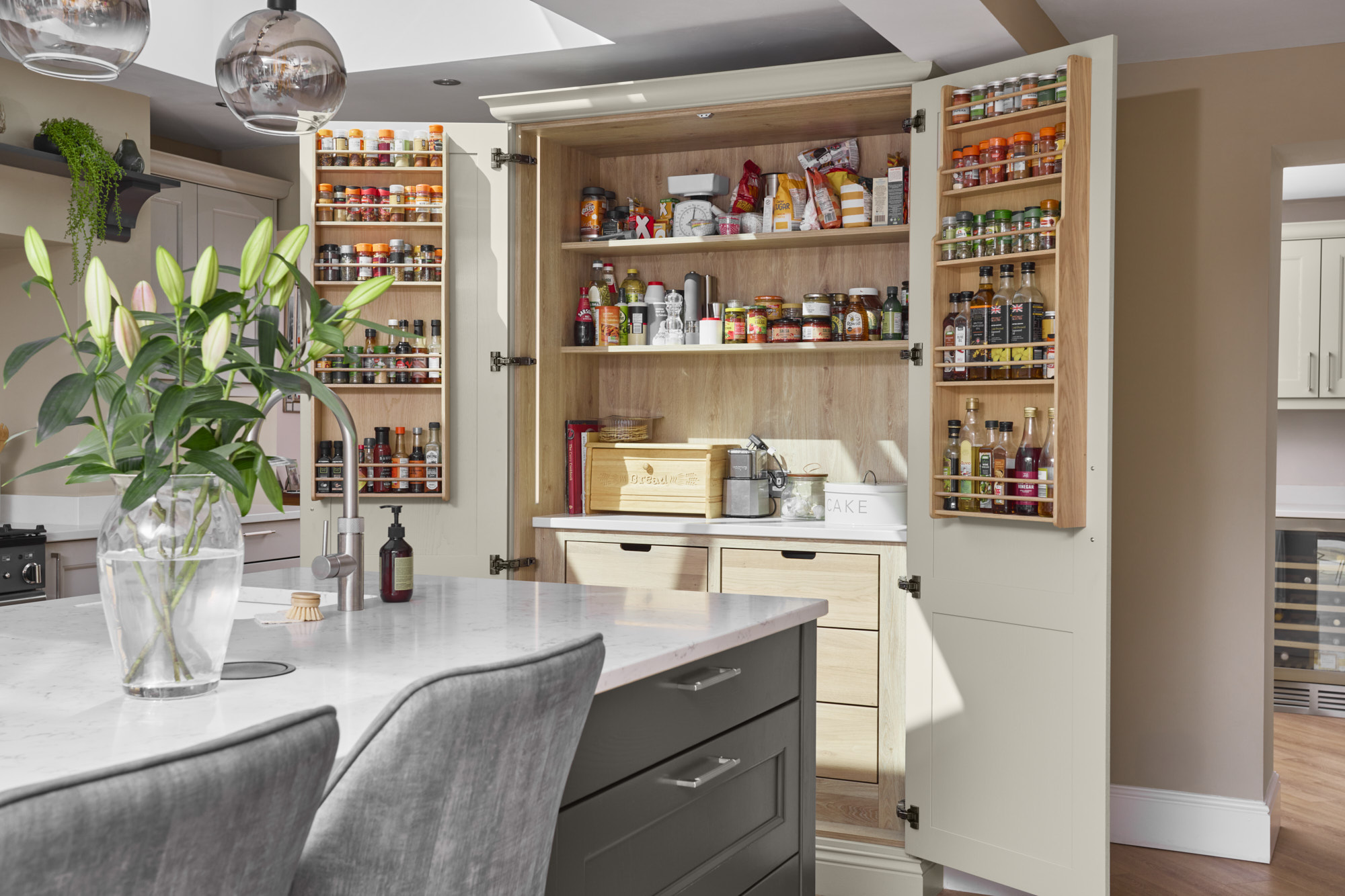 Mornington Beaded in Taupe Grey & Graphite