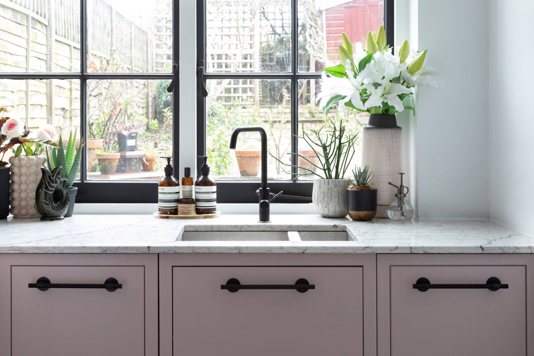 1909 Slab in Dry Rose & Slate 