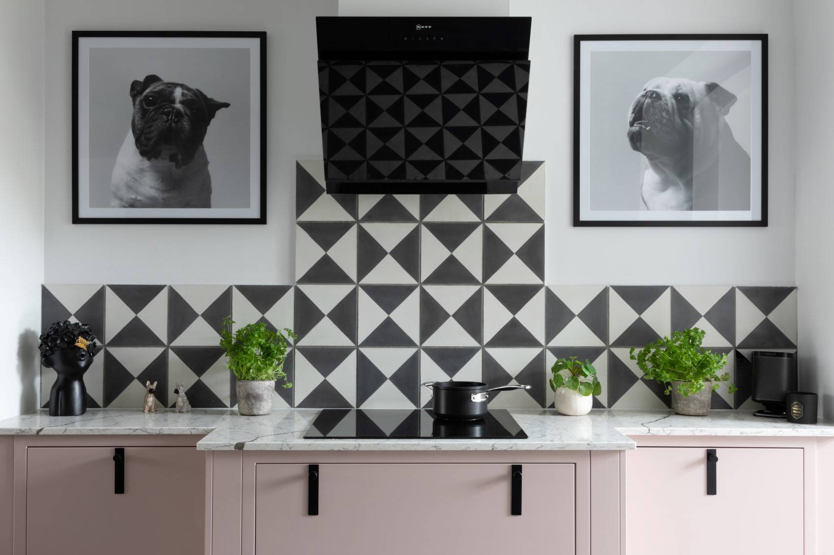 1909 Slab in Dry Rose & Slate 