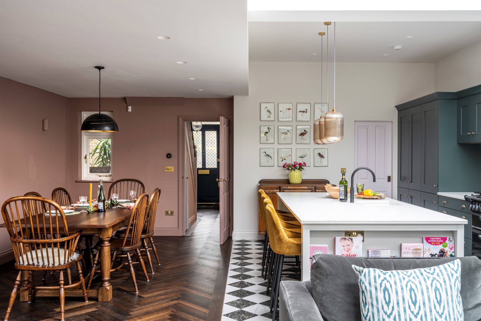 Fitzroy in Copse Green & Dove Grey 