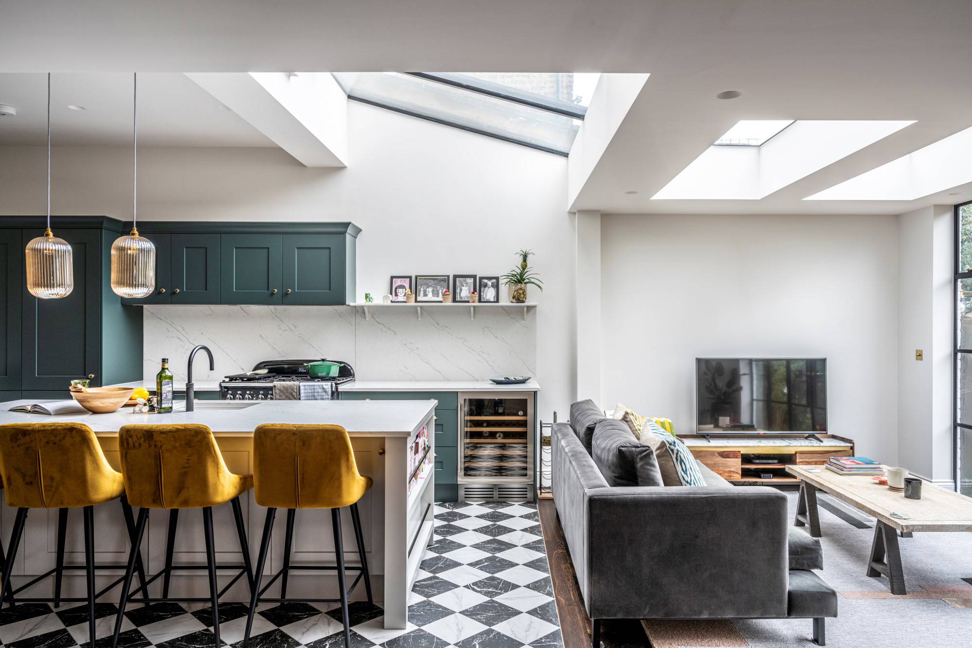 Fitzroy in Copse Green & Dove Grey 