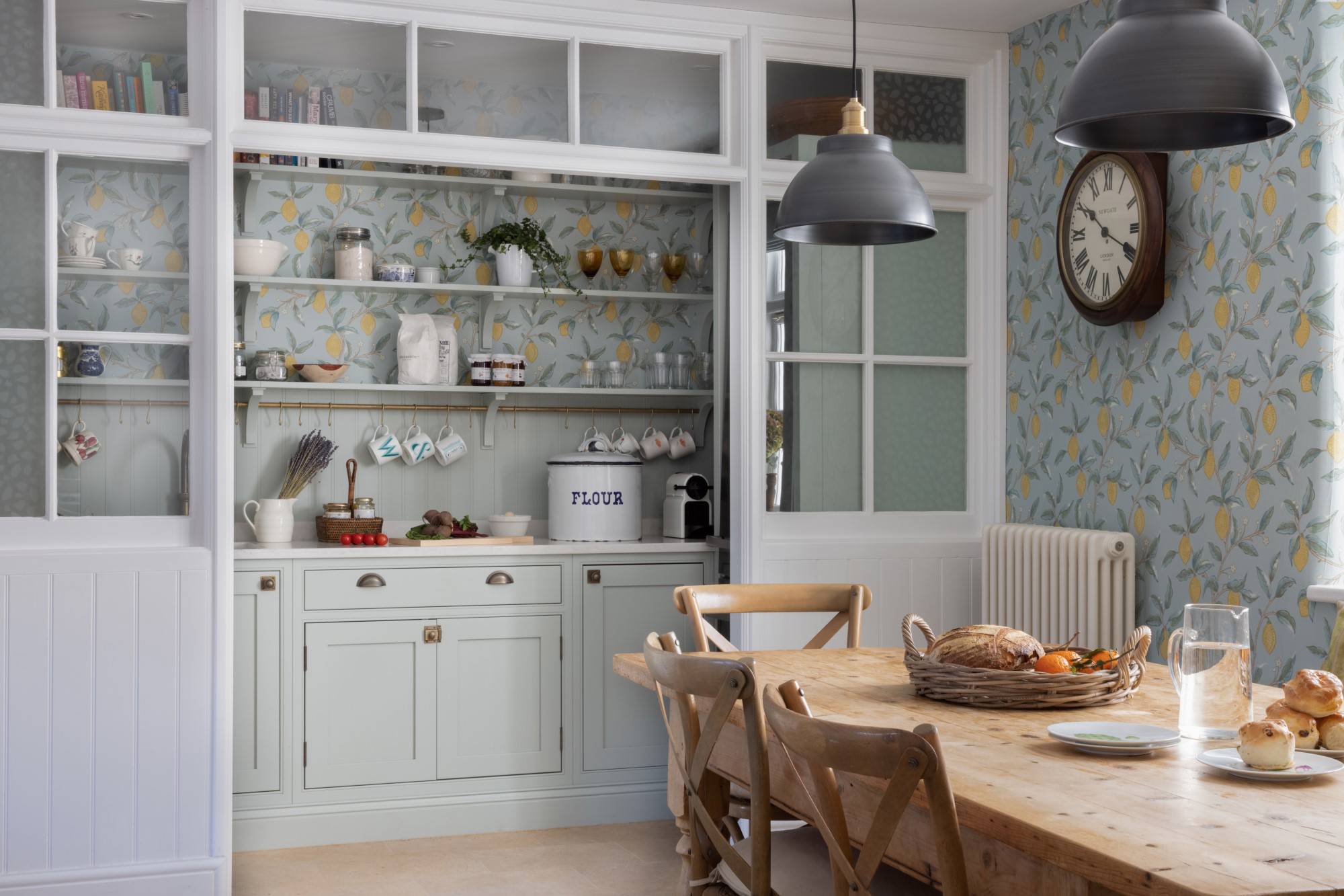 Clarendon in Chalk Blue 