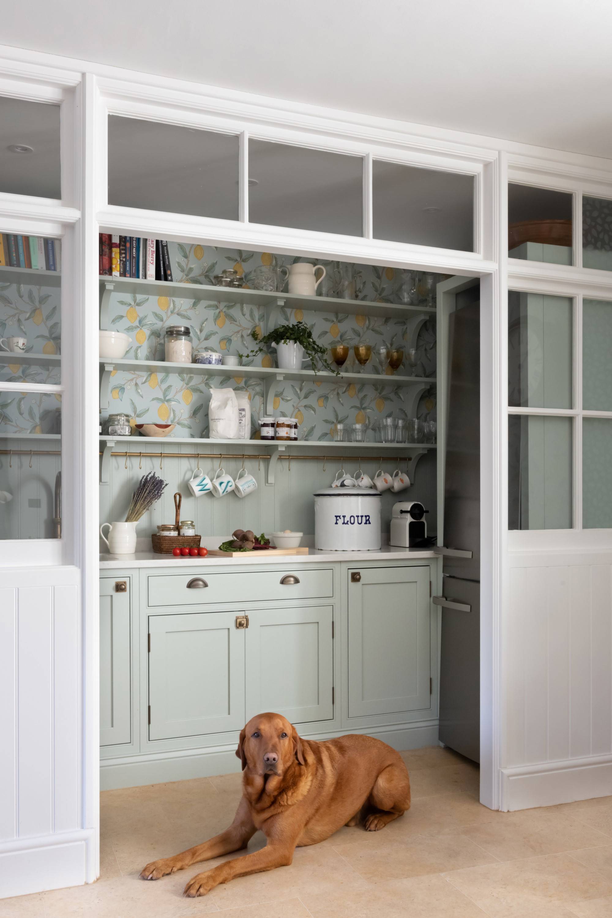 Clarendon in Chalk Blue 