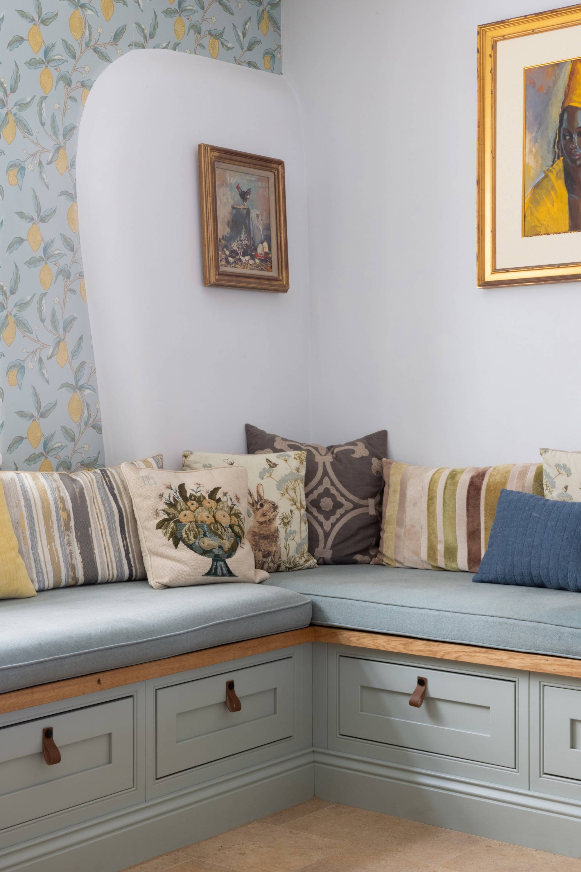 Clarendon in Chalk Blue 