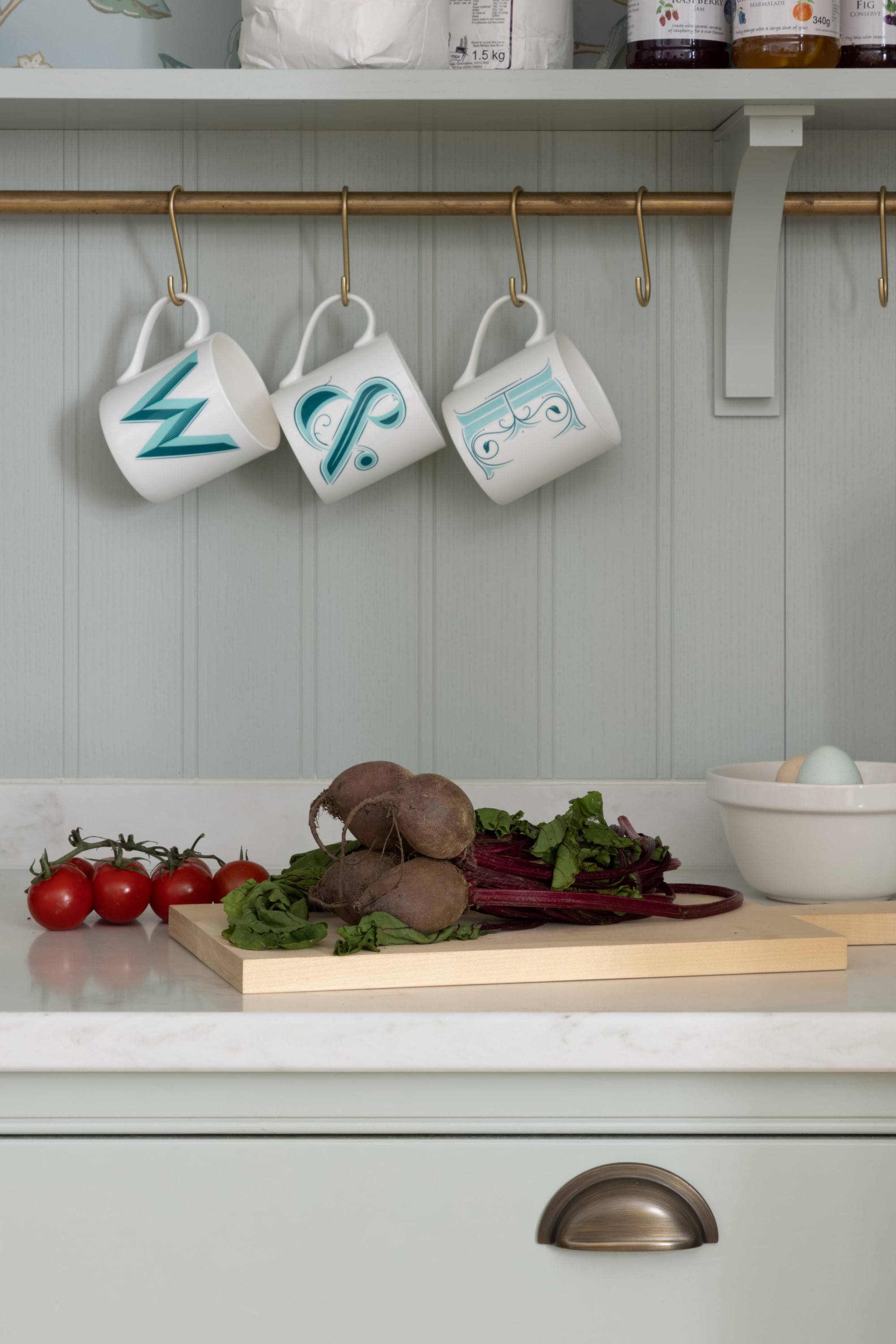 Clarendon in Chalk Blue 