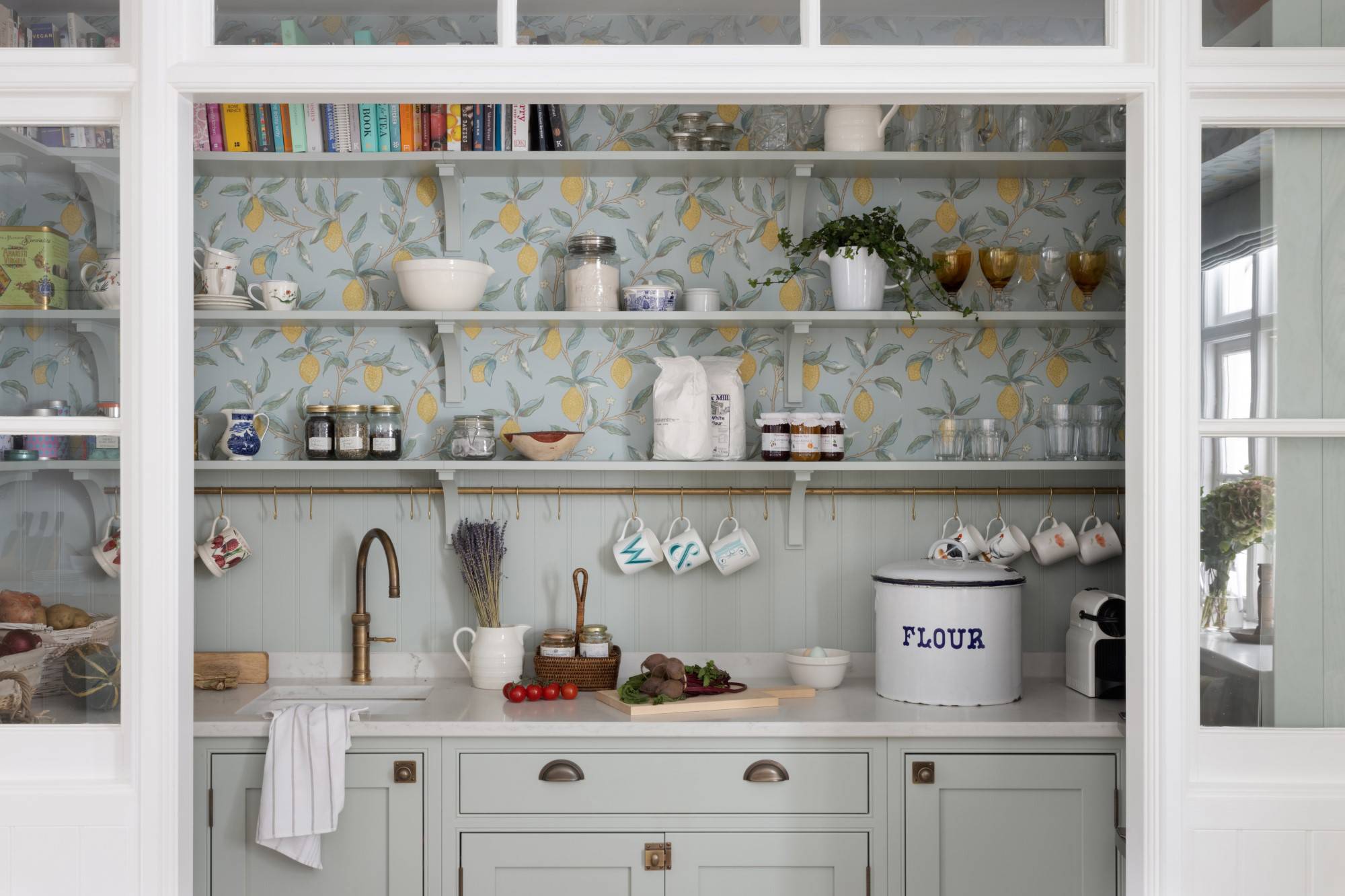 Clarendon in Chalk Blue 